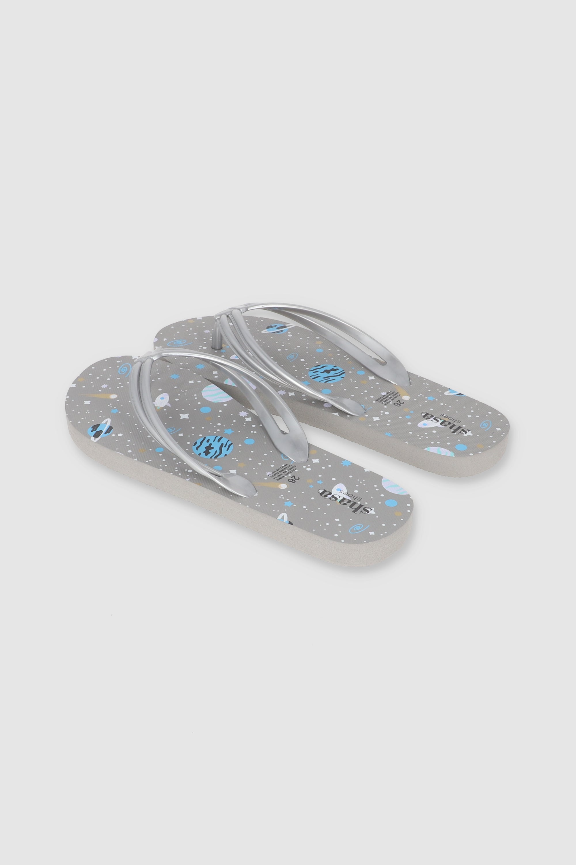 FLIP FLOPS PLANETAS PLATA