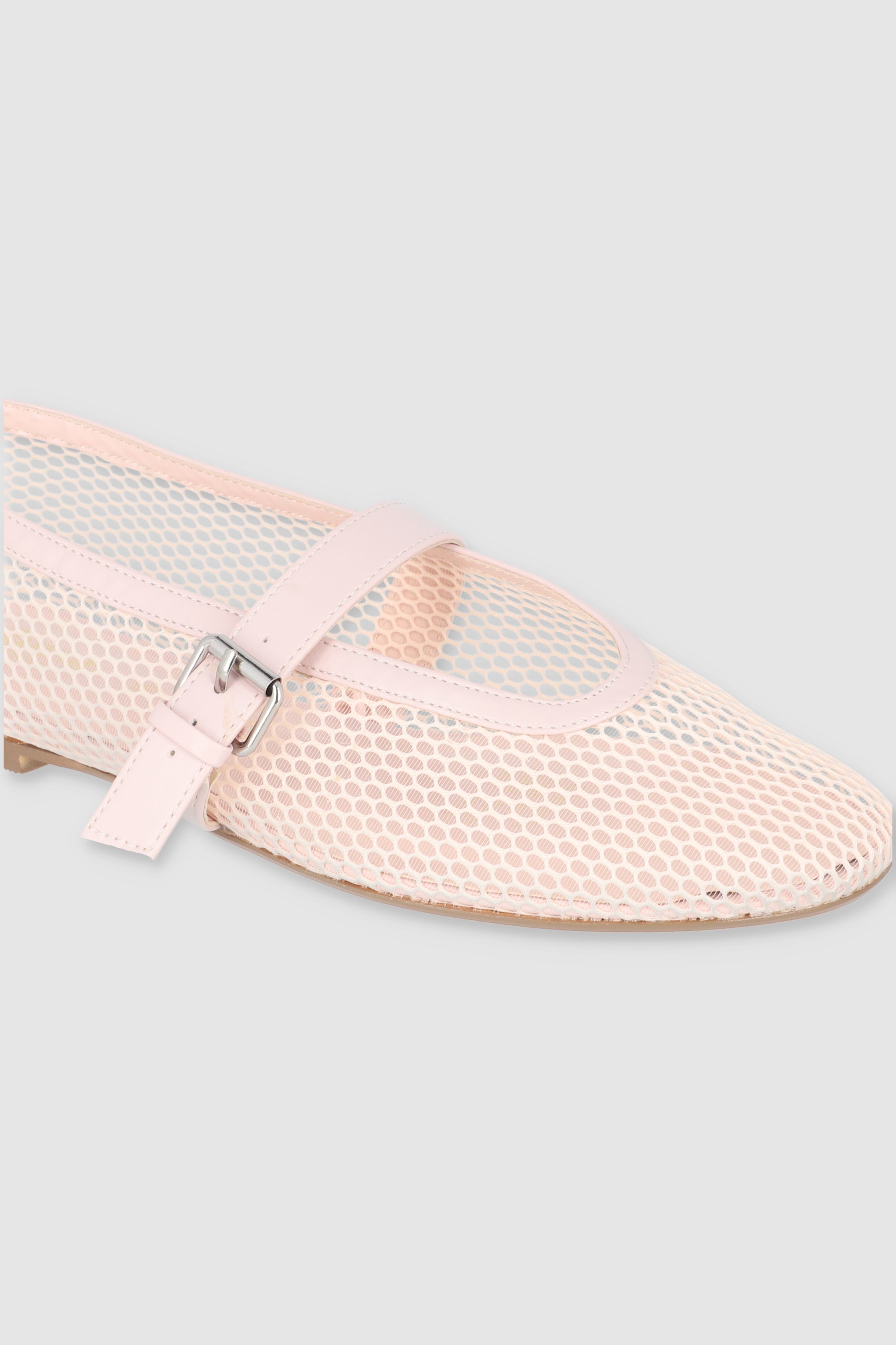 FLAT MESH BALERINA PALO DE ROSA