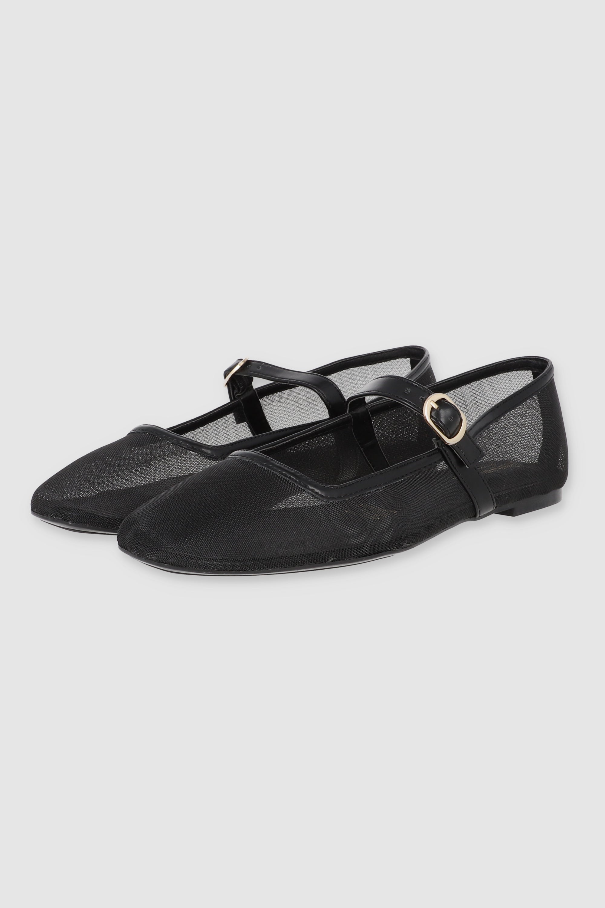 FLAT BALERINA RED NEGRO