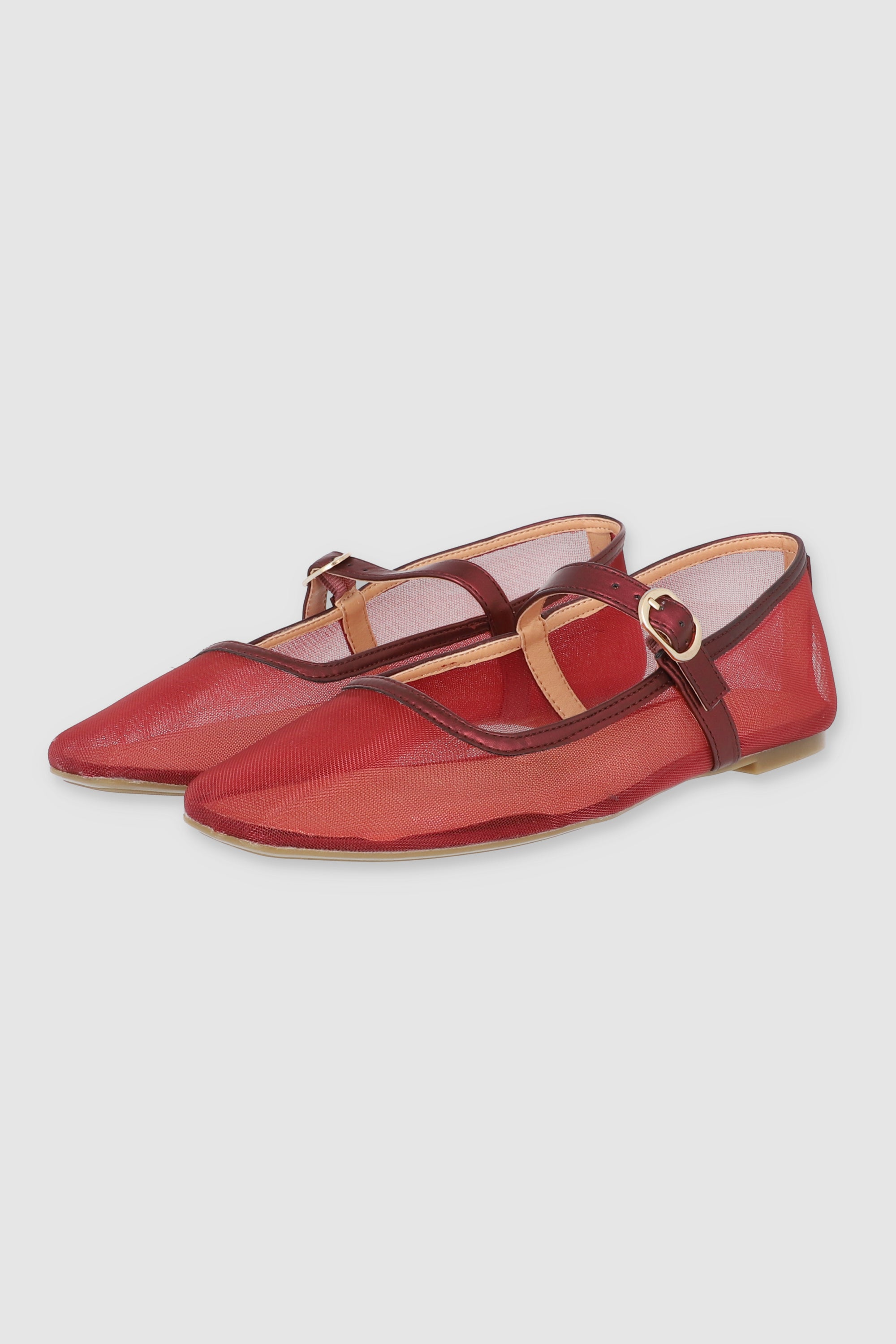 FLAT BALERINA RED PALO DE ROSA