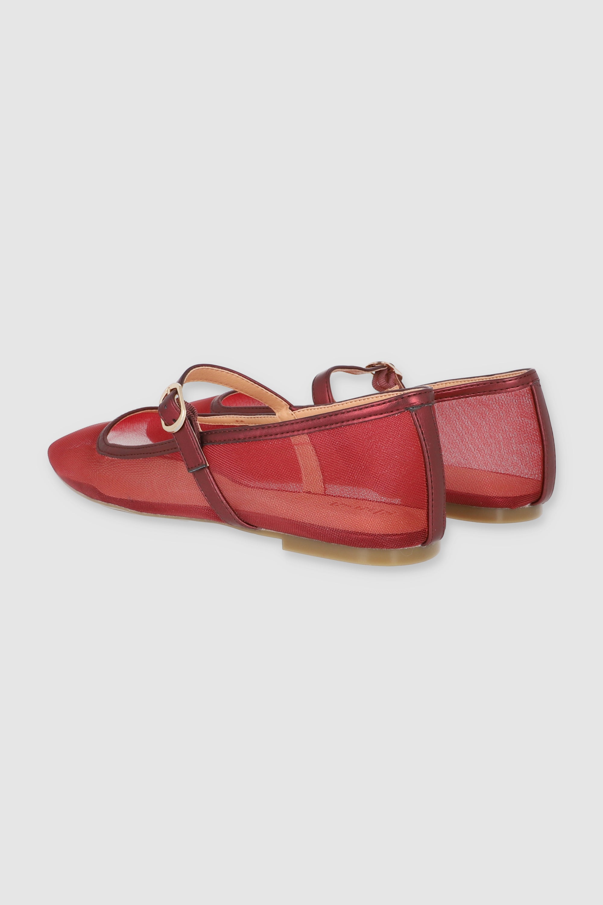 FLAT BALERINA RED PALO DE ROSA