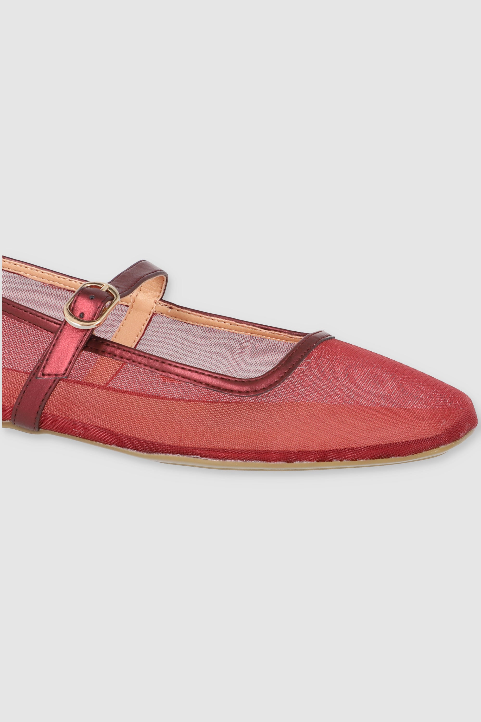 FLAT BALERINA RED PALO DE ROSA