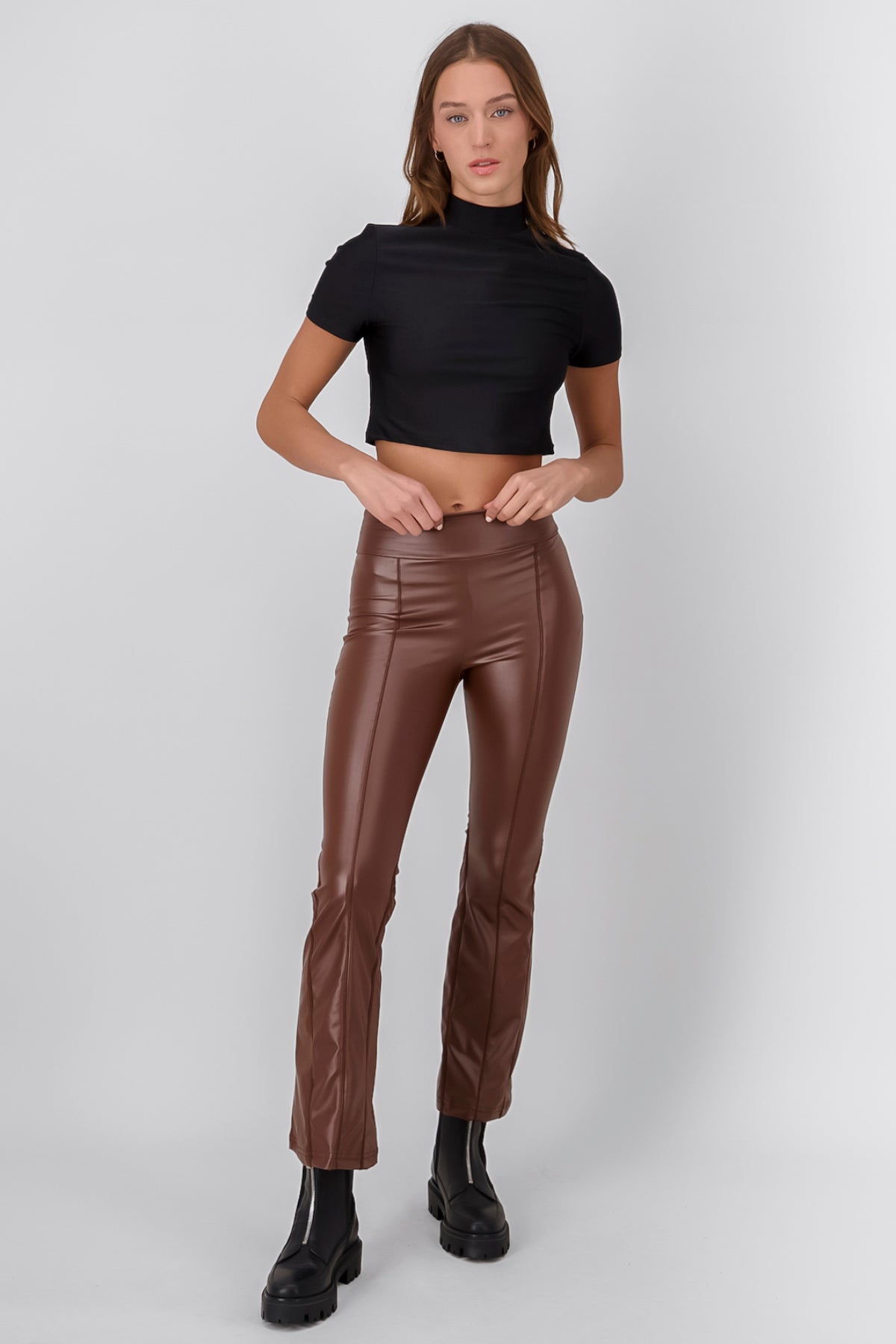 Pantalon Flare Vinipiel CAMELLO