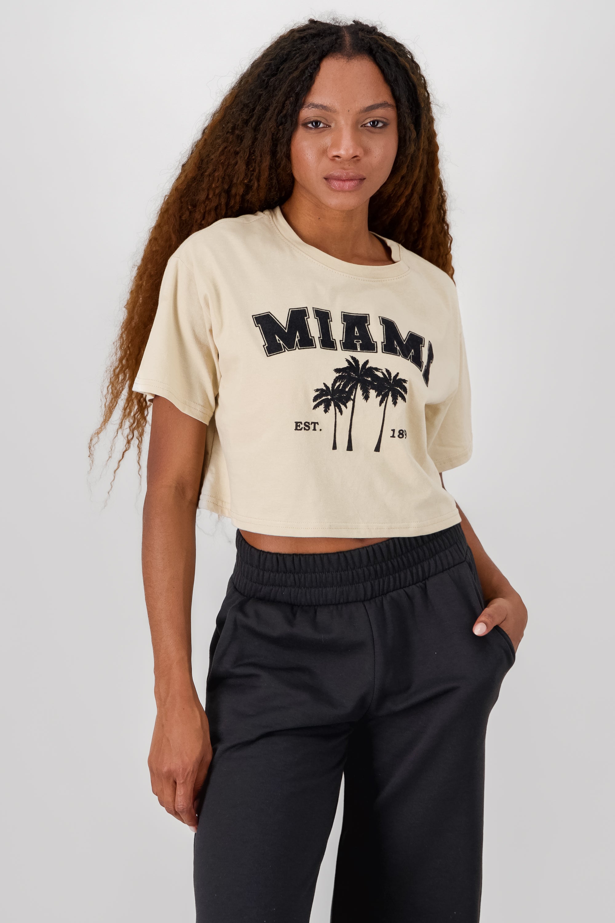 Playera Crop Miami ARENA