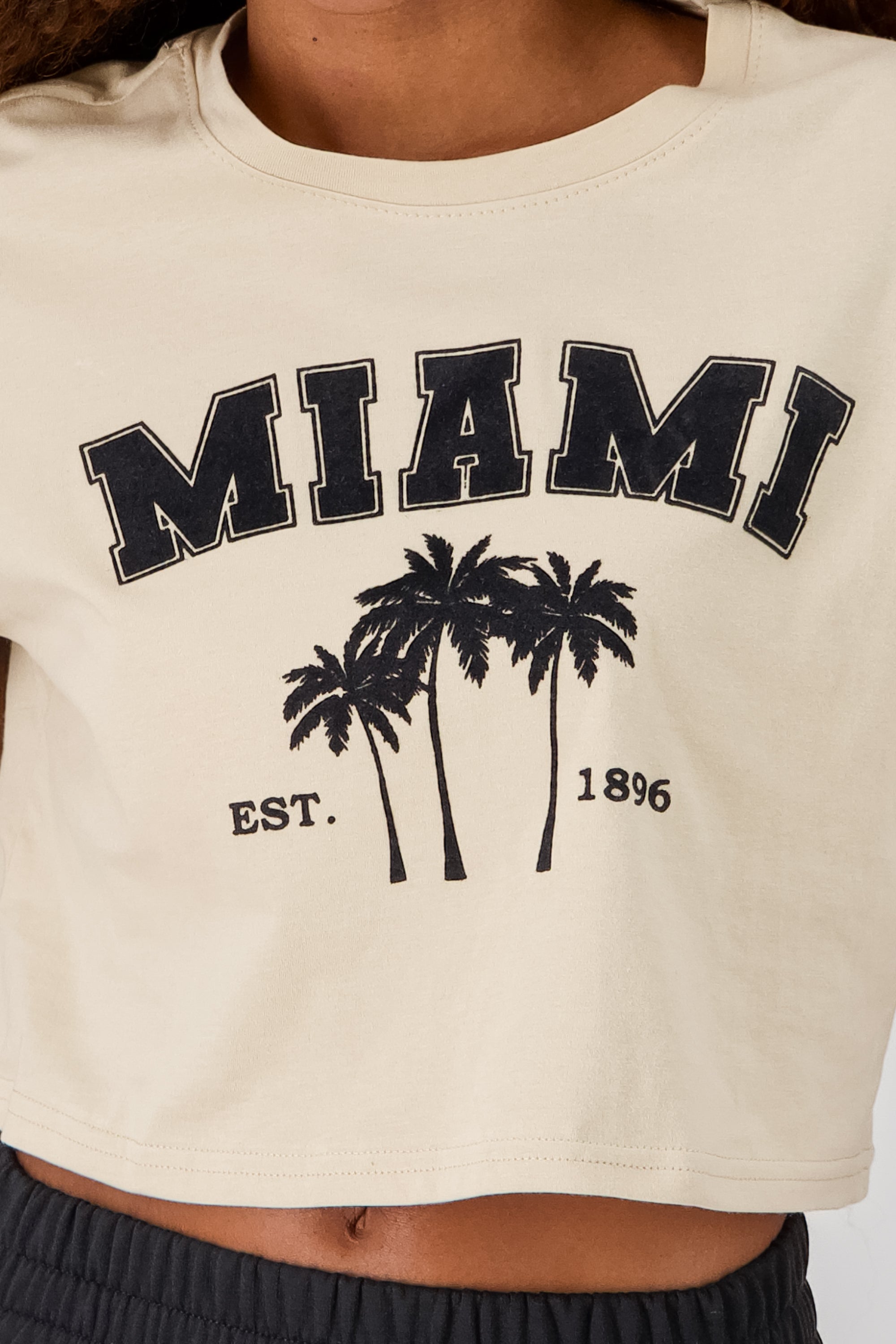 Playera Crop Miami ARENA