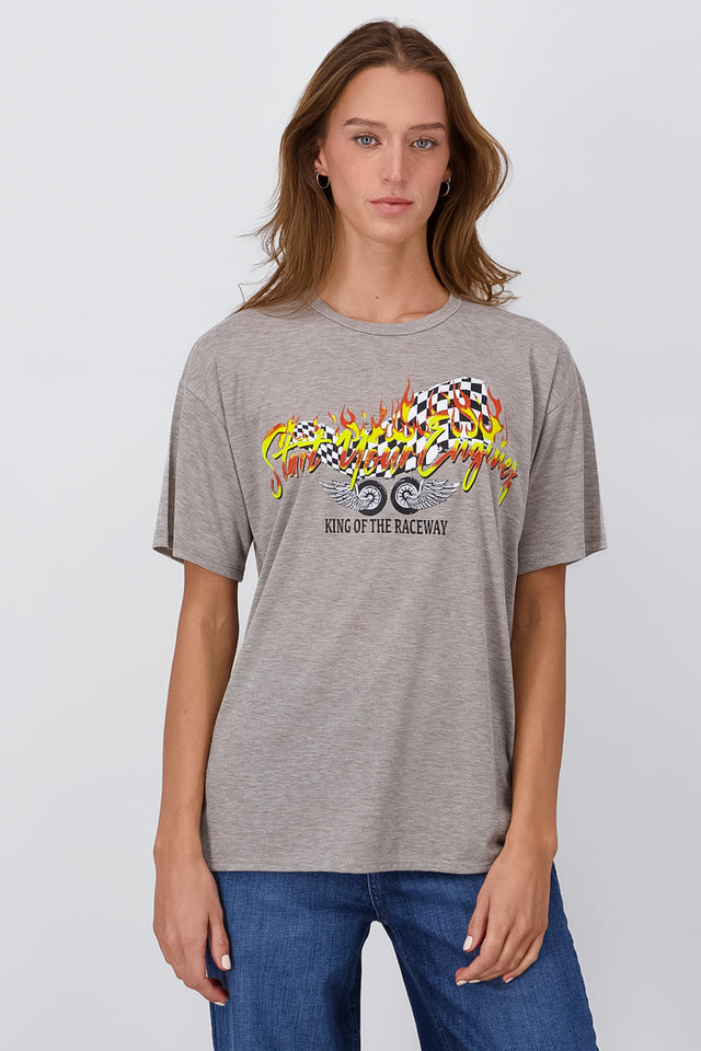 Playera ovesize race