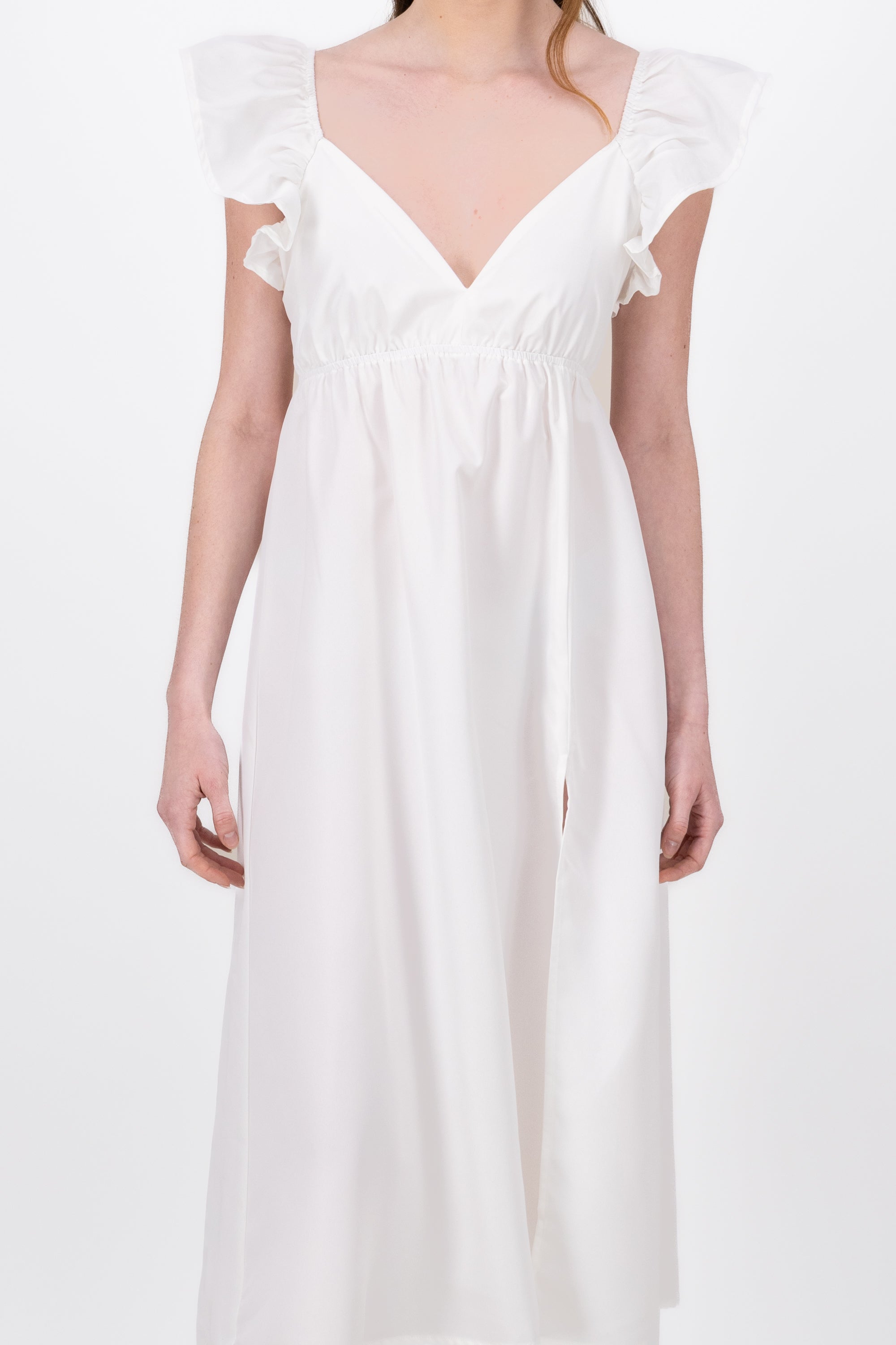 Vestido Maxi Liso BLANCO