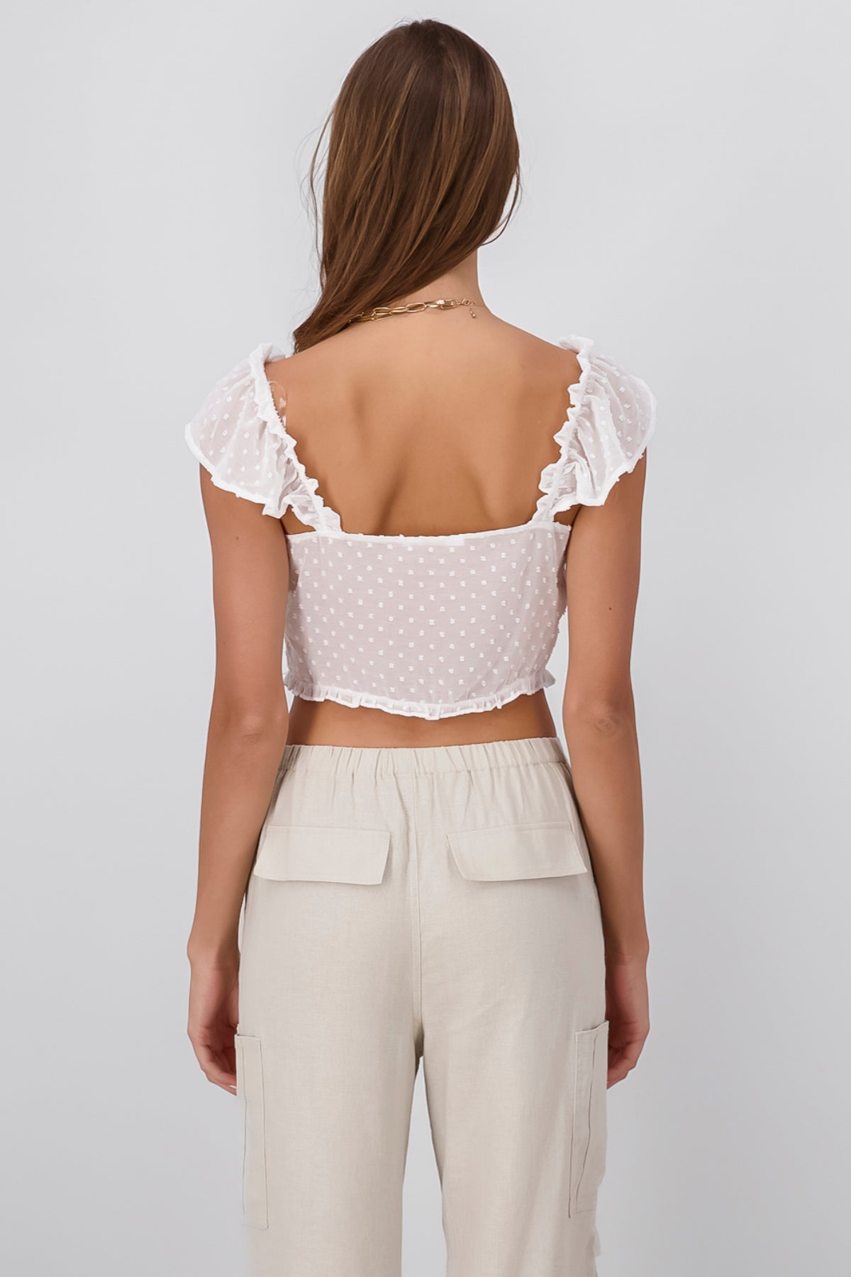 Blusa Con Transparencias BLANCO