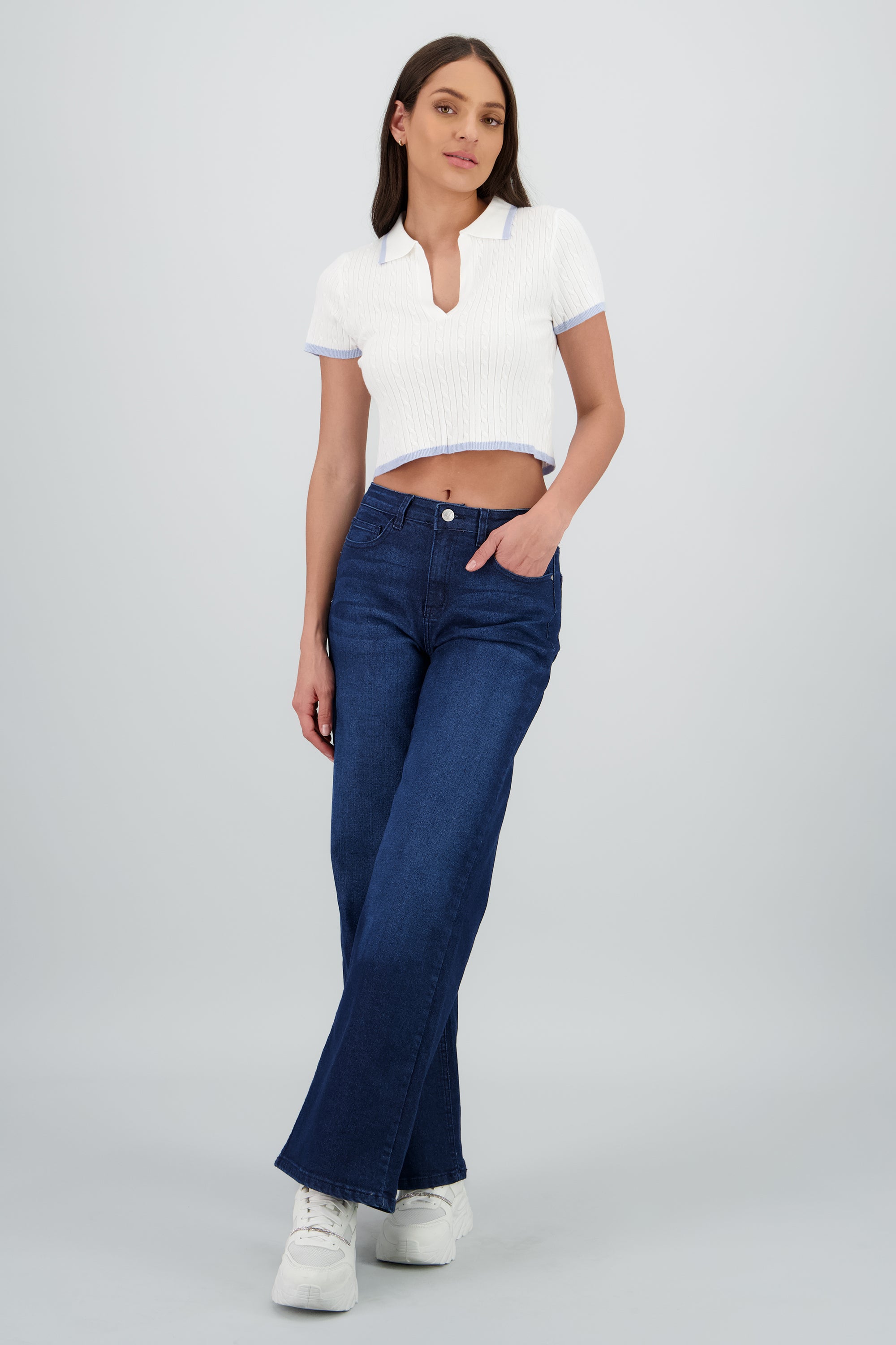 Jeans wide leg básicos INDIGO