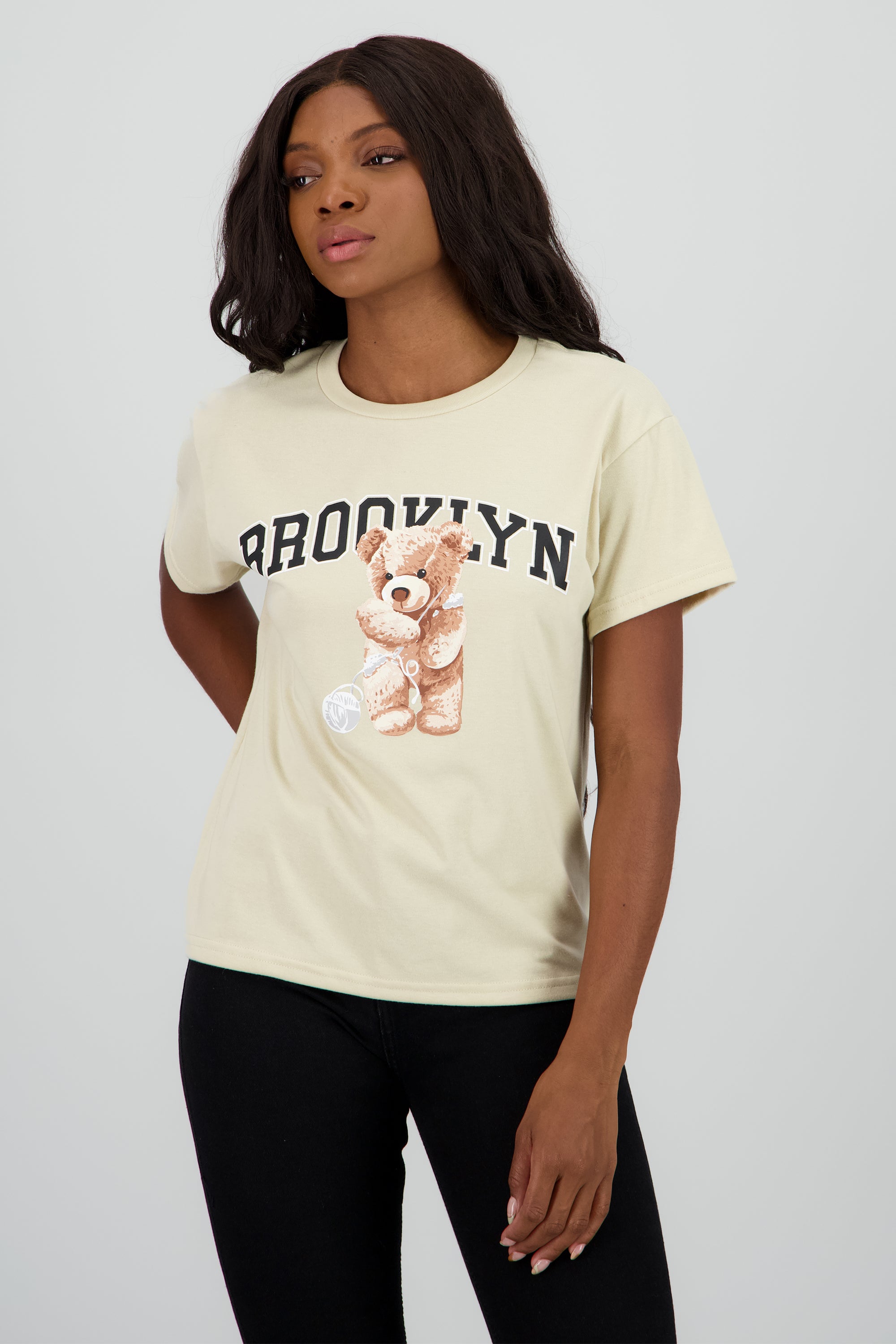 Playera Manga Corta Osito Brooklyn