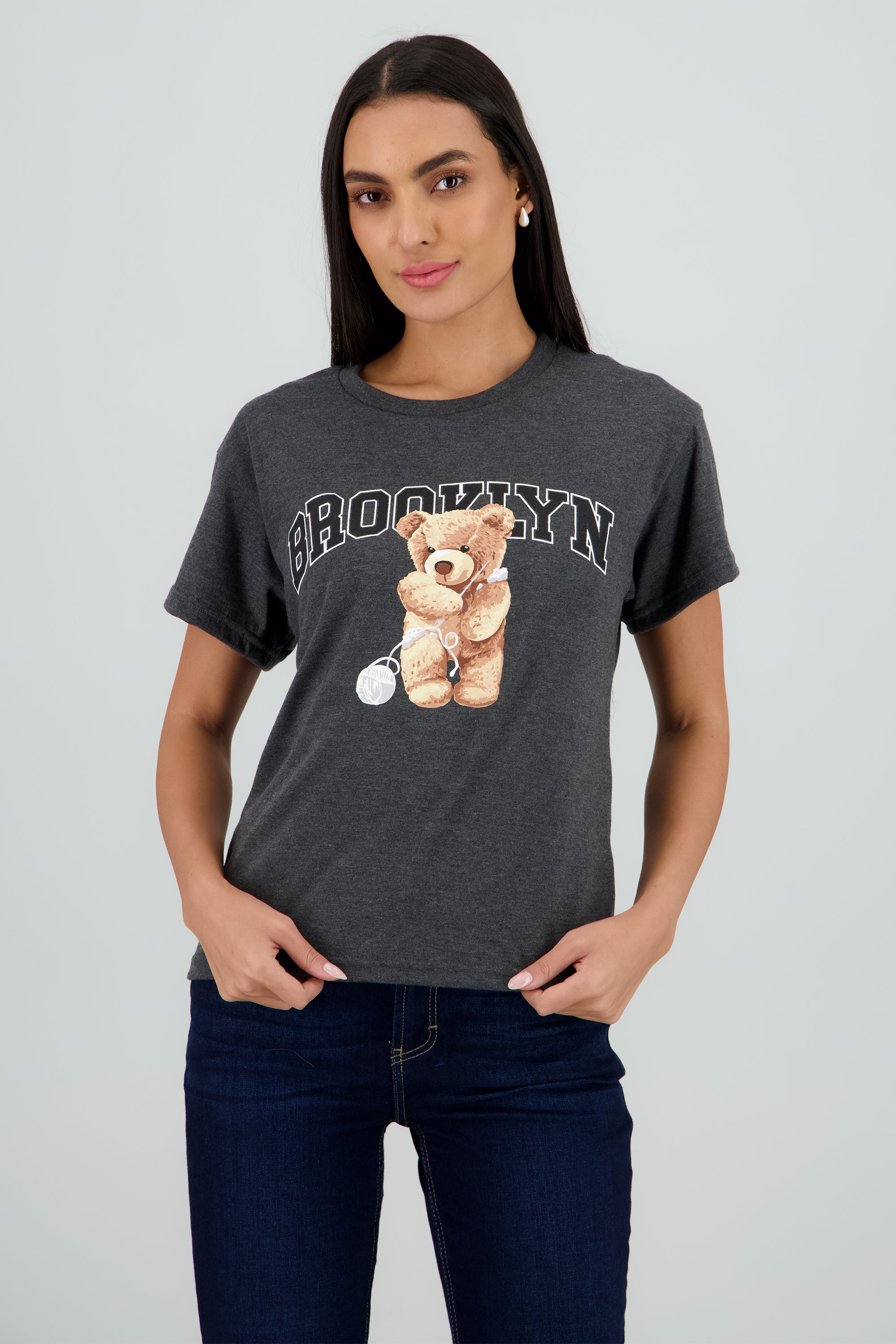 Playera Manga Corta Osito Brooklyn
