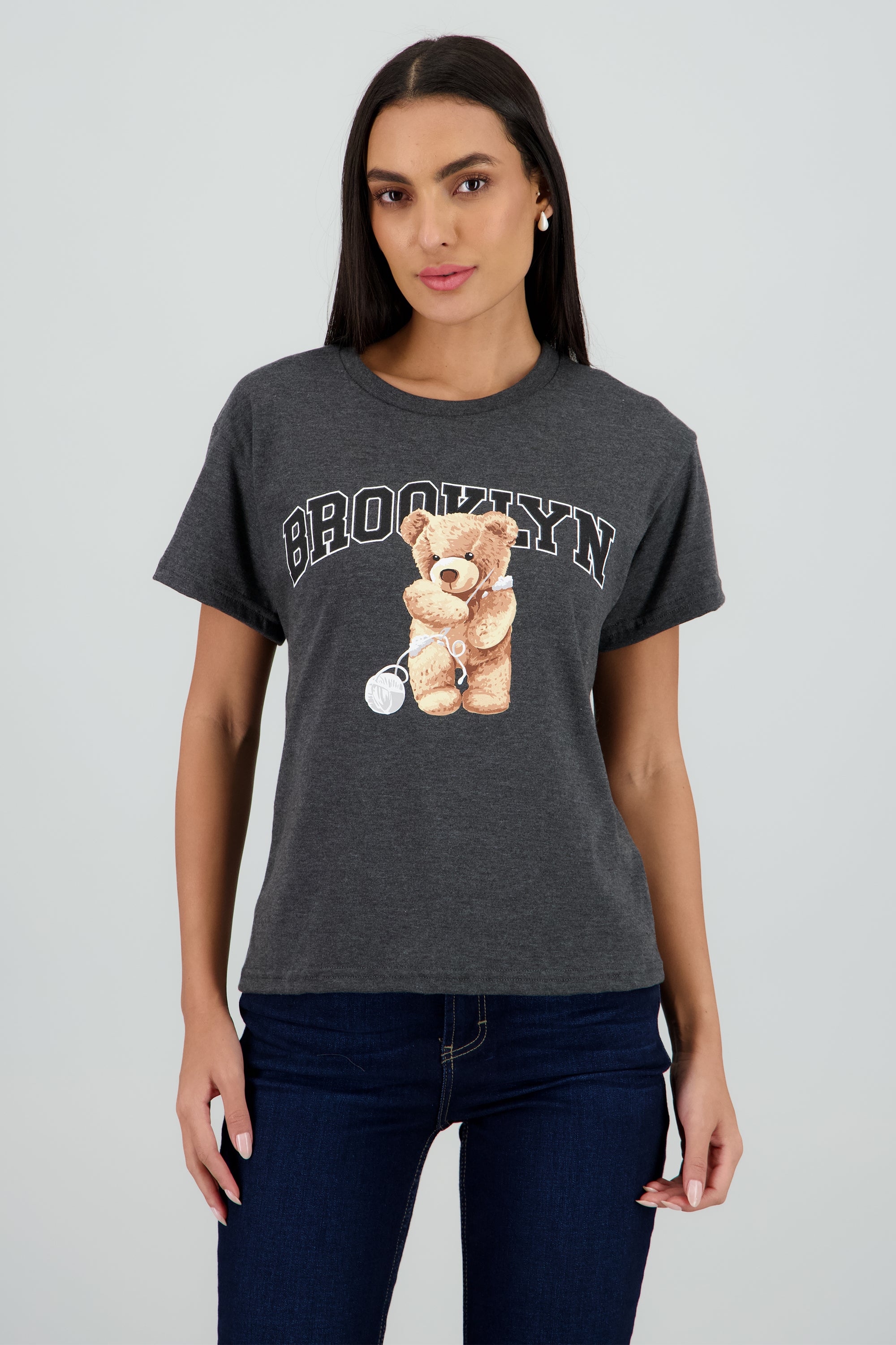 Playera Manga Corta Osito Brooklyn