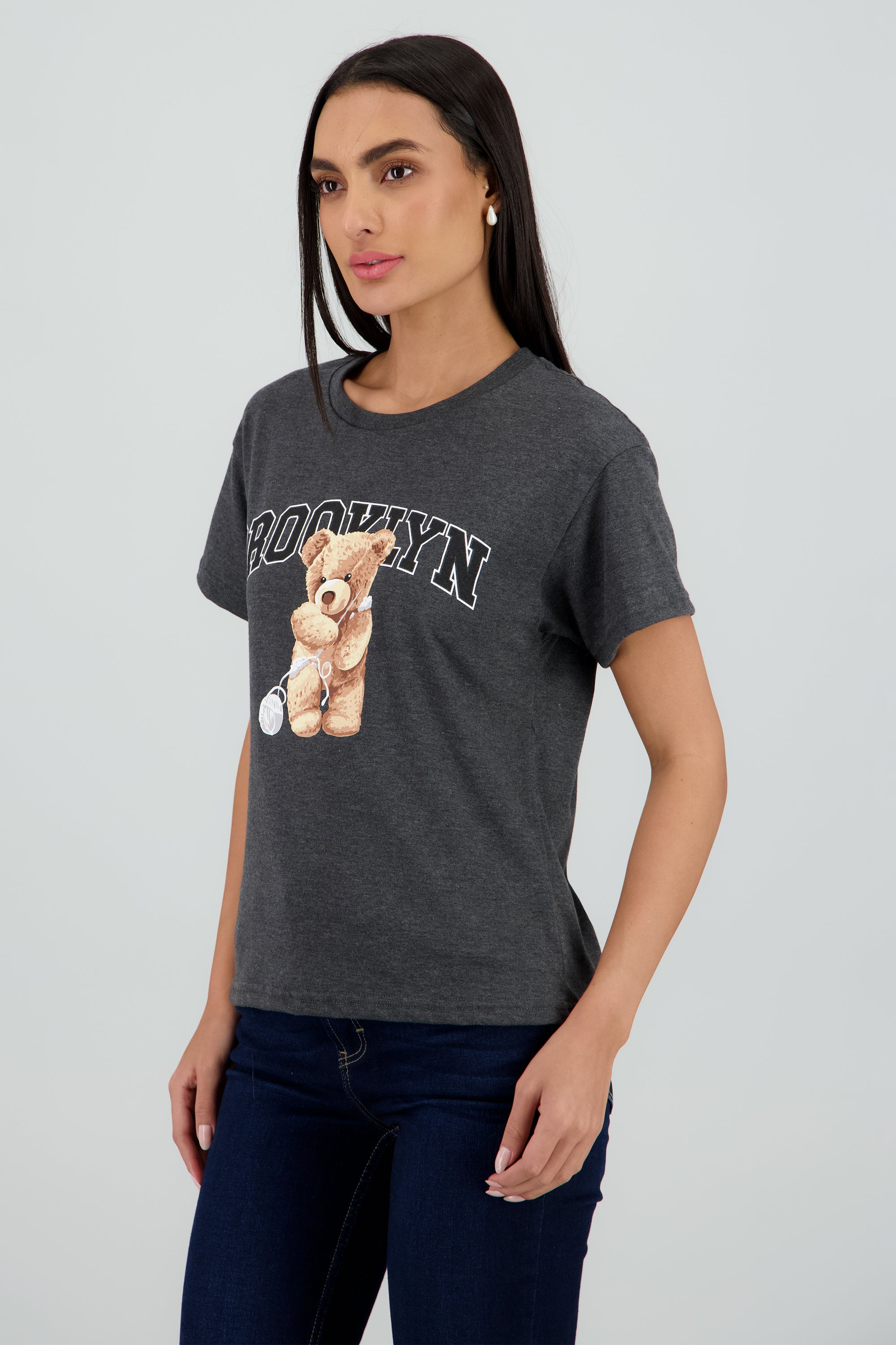 Playera Manga Corta Osito Brooklyn