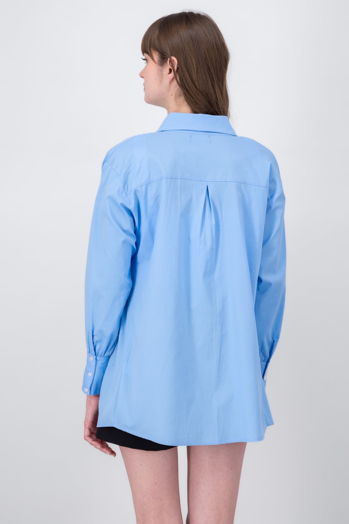 Maxi Camisa Lisa AZUL