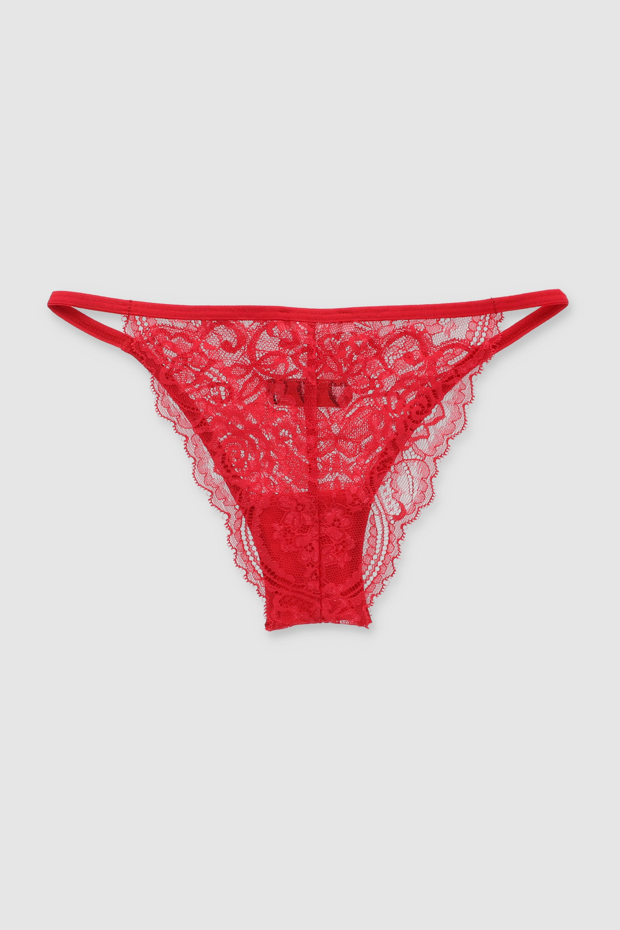 Bikini detalle bordado ROJO