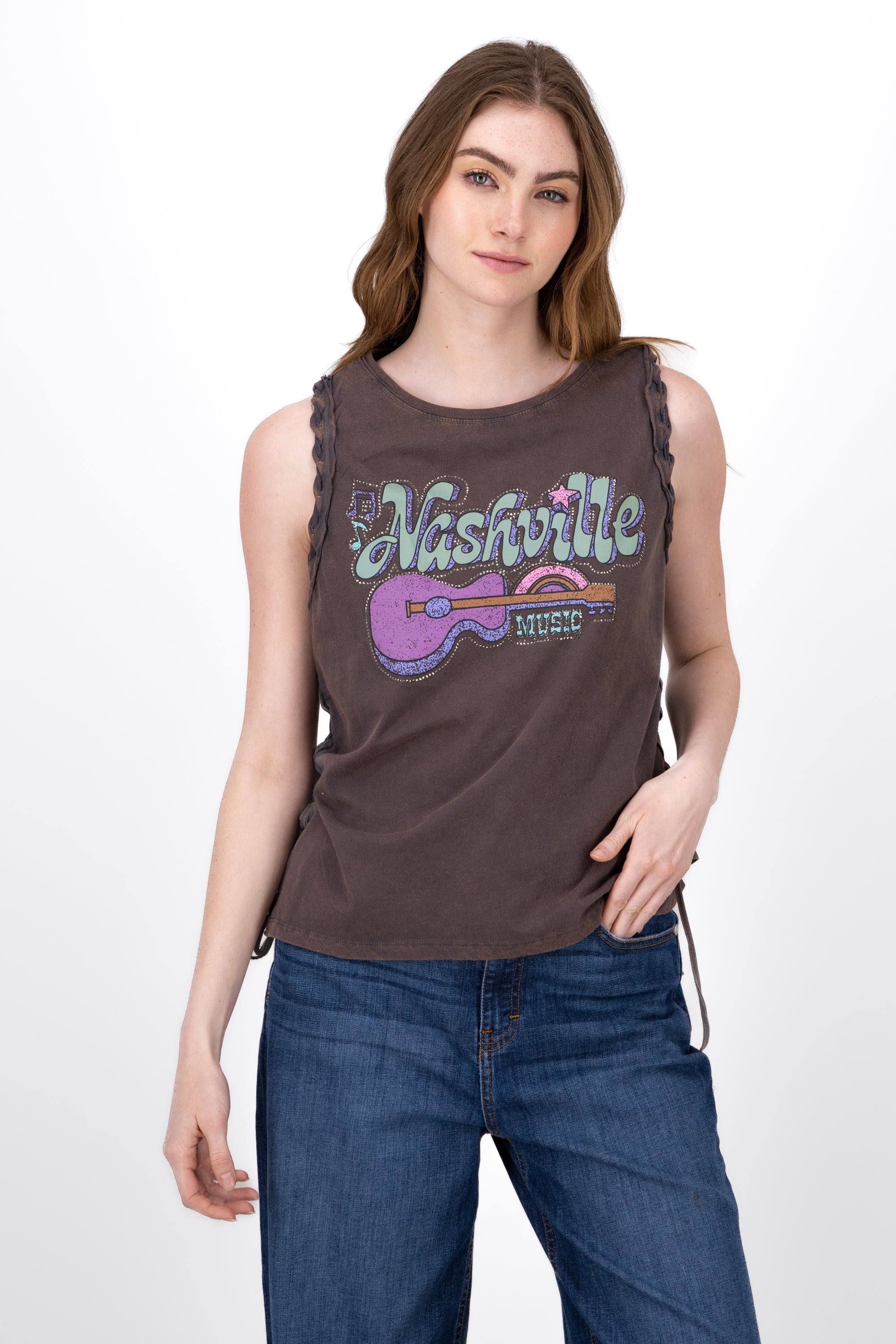 Top Acid Whas Estampado Nashville CAFE