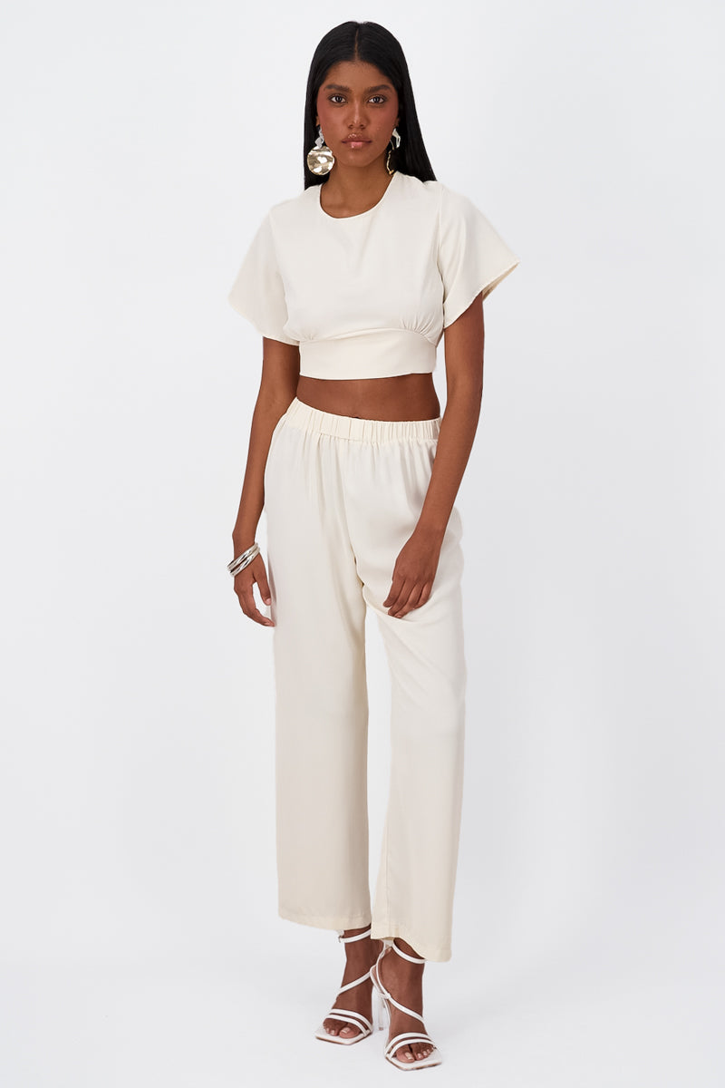 Pantalon Fluido BEIGE