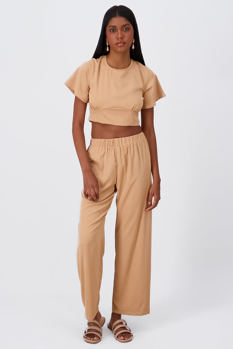 Pantalon Fluido CAFE