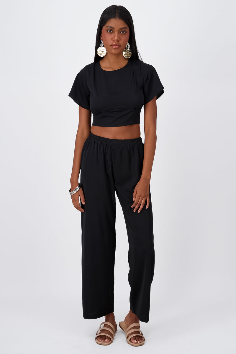 Pantalon Fluido NEGRO
