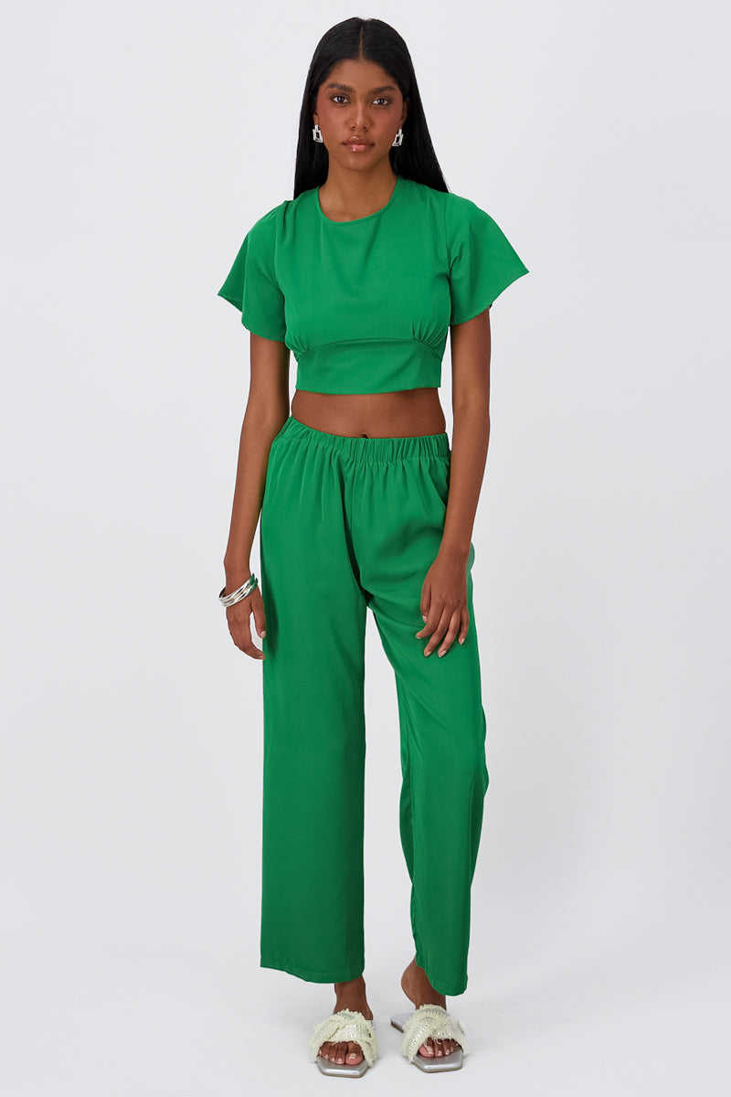 Pantalon Fluido VERDE