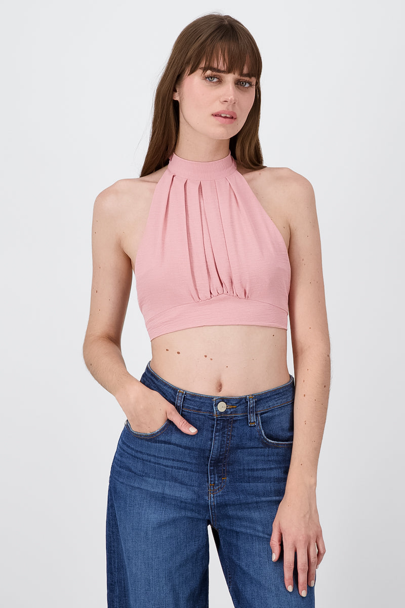 Top Crop Sin Mangas ROSA