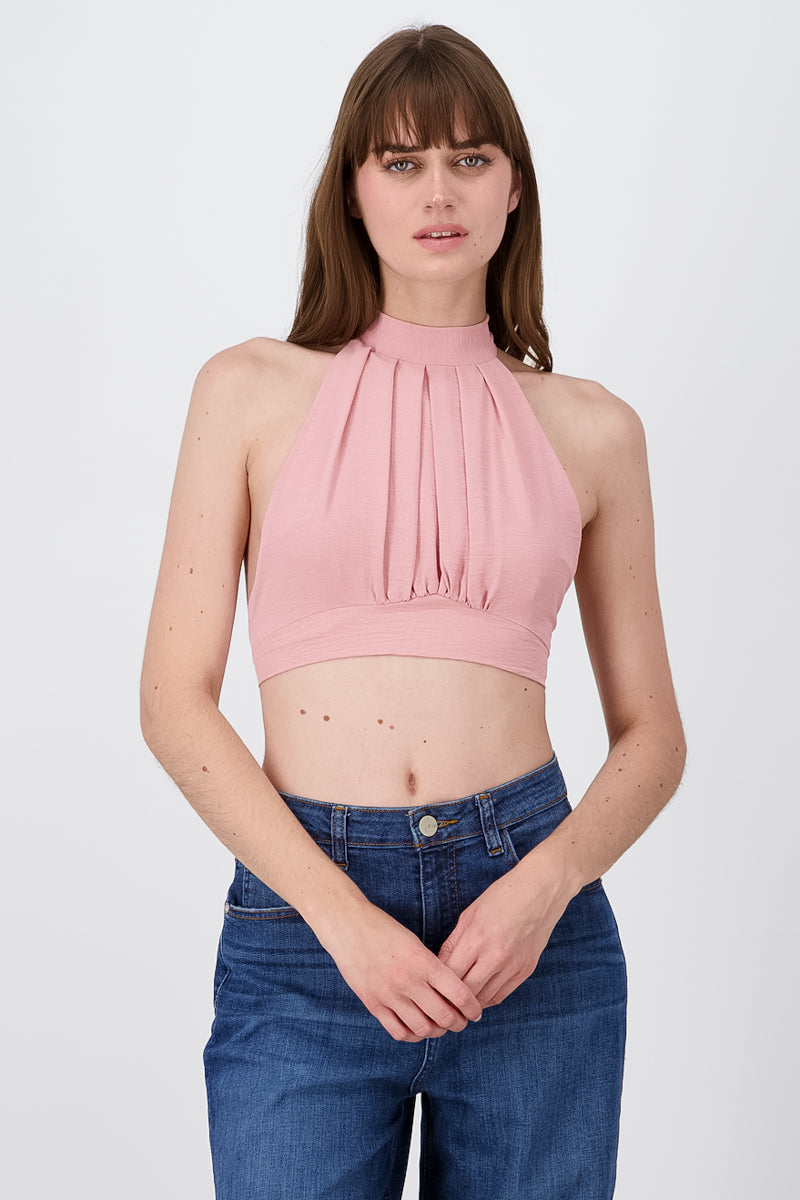 Top Crop Sin Mangas ROSA