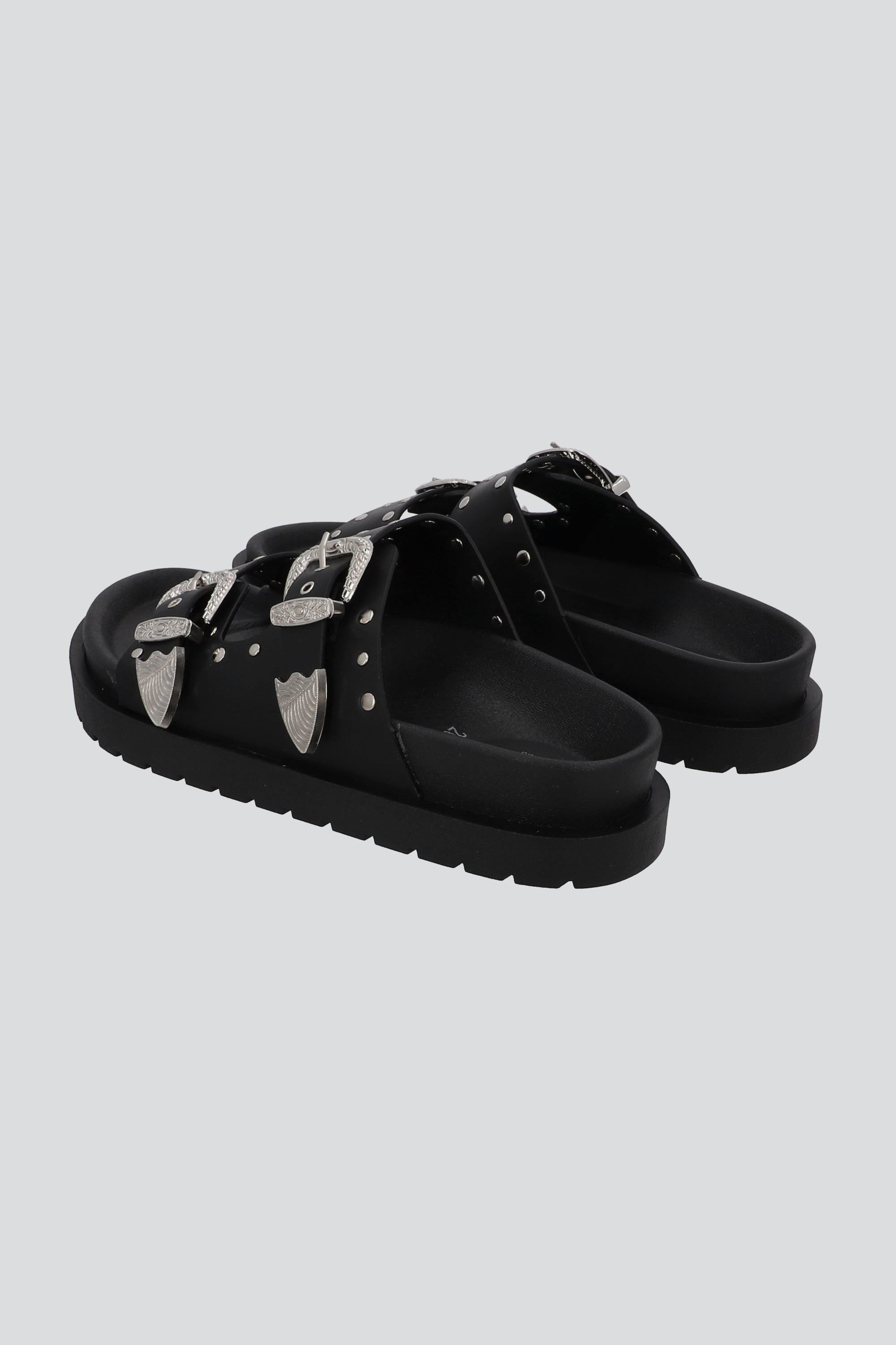 Sandalia Hebillas Studs Megas