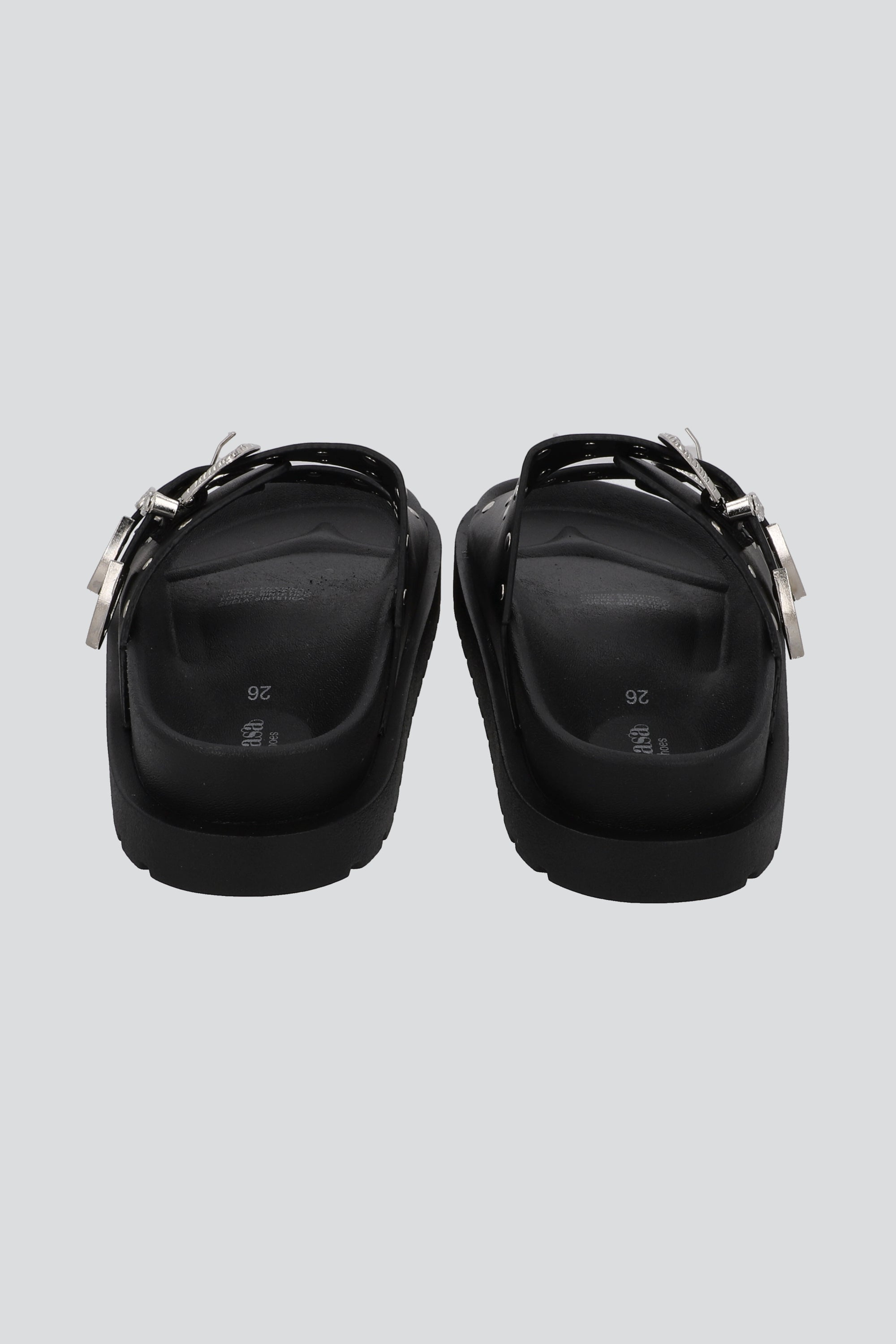 Sandalia Hebillas Studs Megas NEGRO