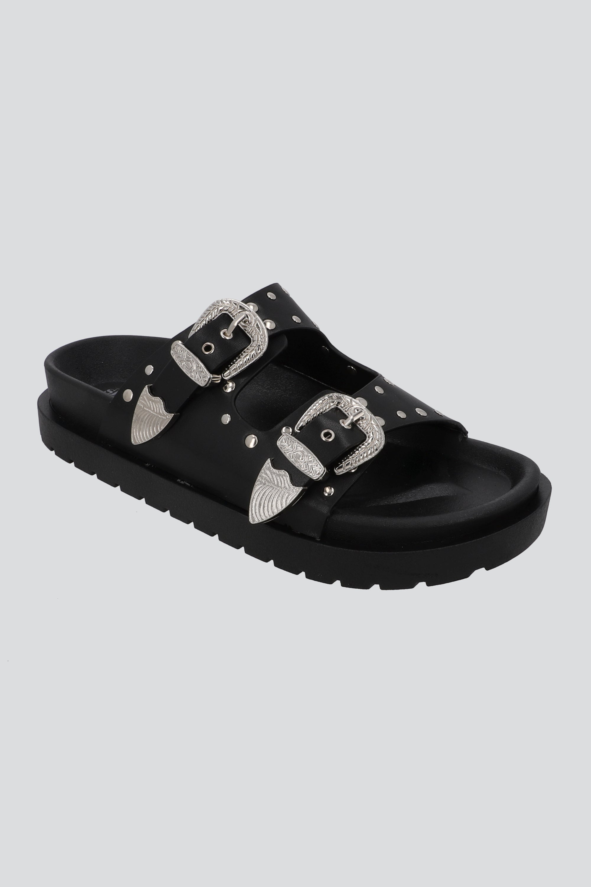 Sandalia Hebillas Studs Megas