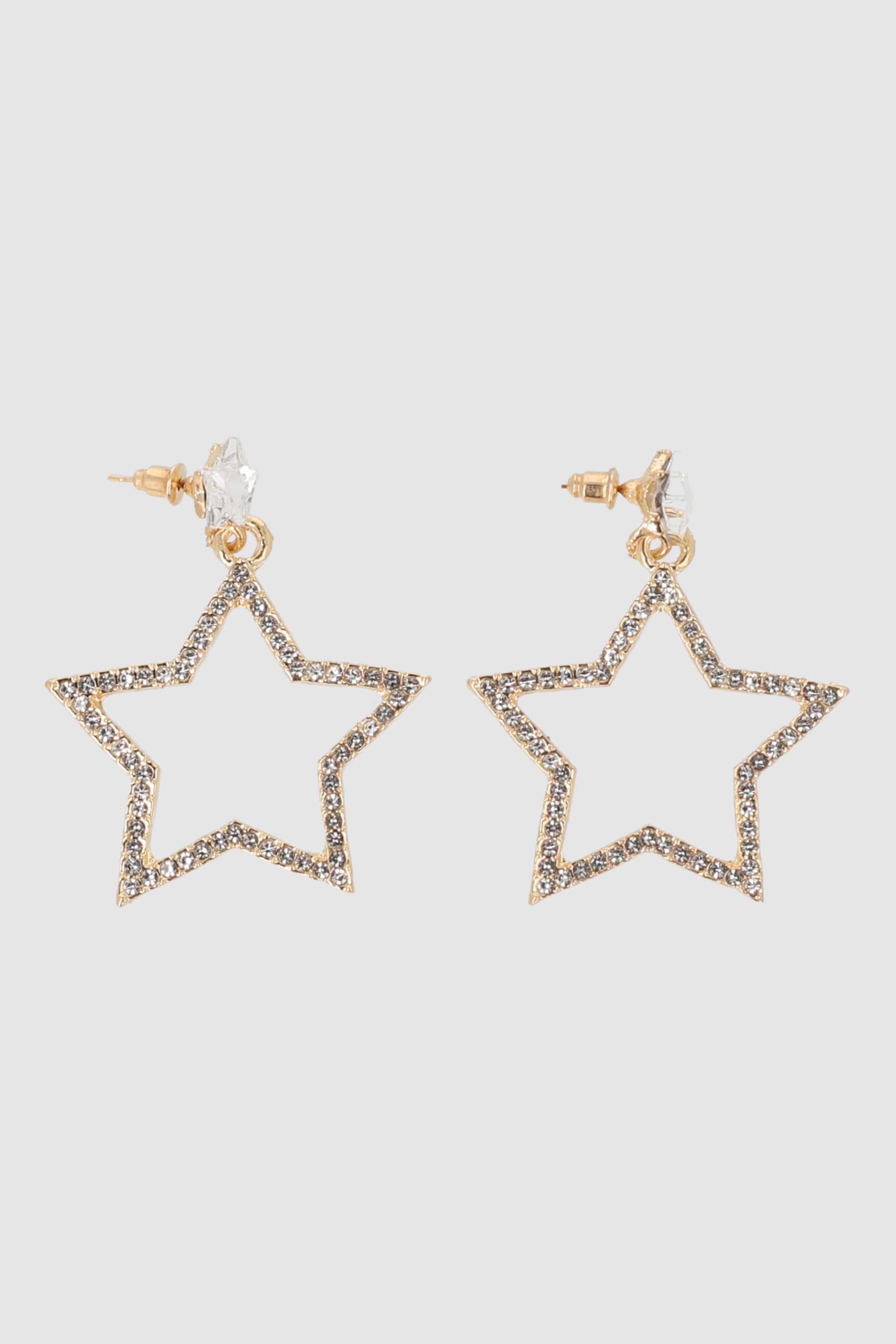 Aretes Estrellas Brillos ORO