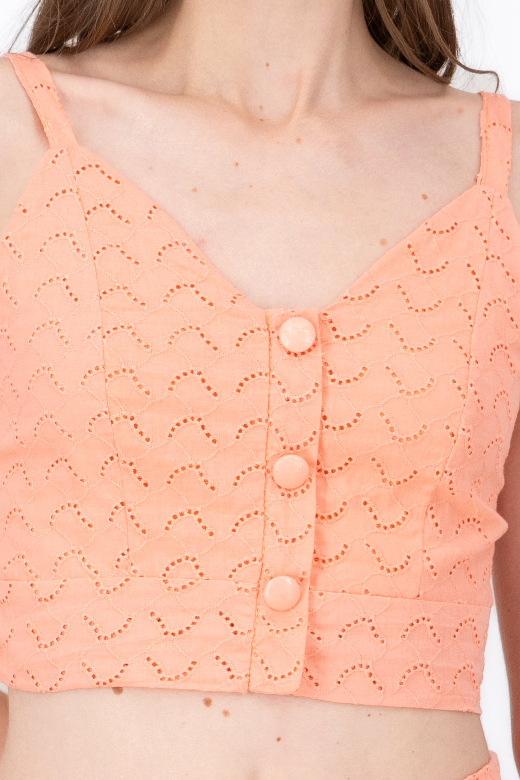 Top Tirates Detalle Textura CORAL