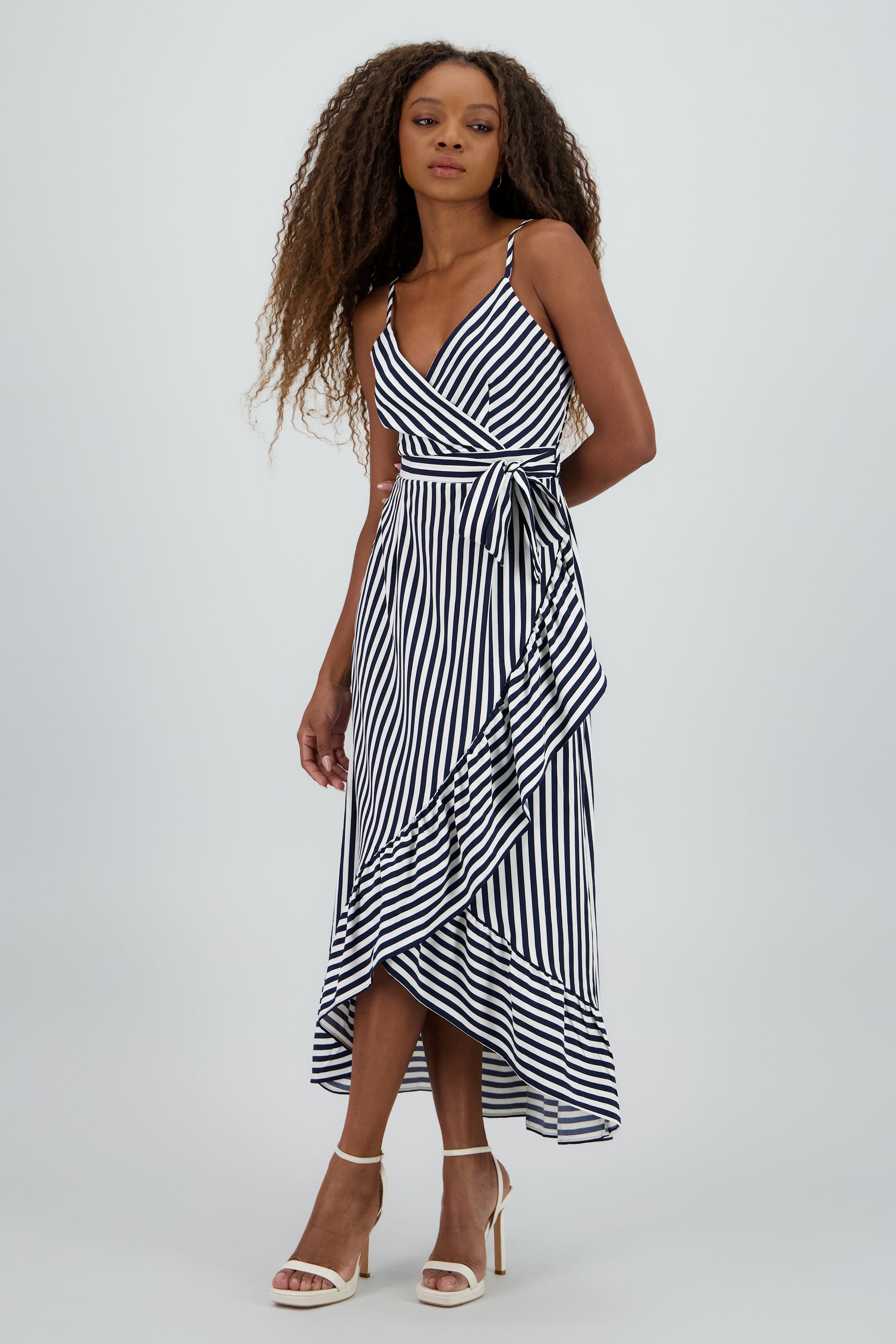 Vestido Midi Olanes Rayas Hypsters