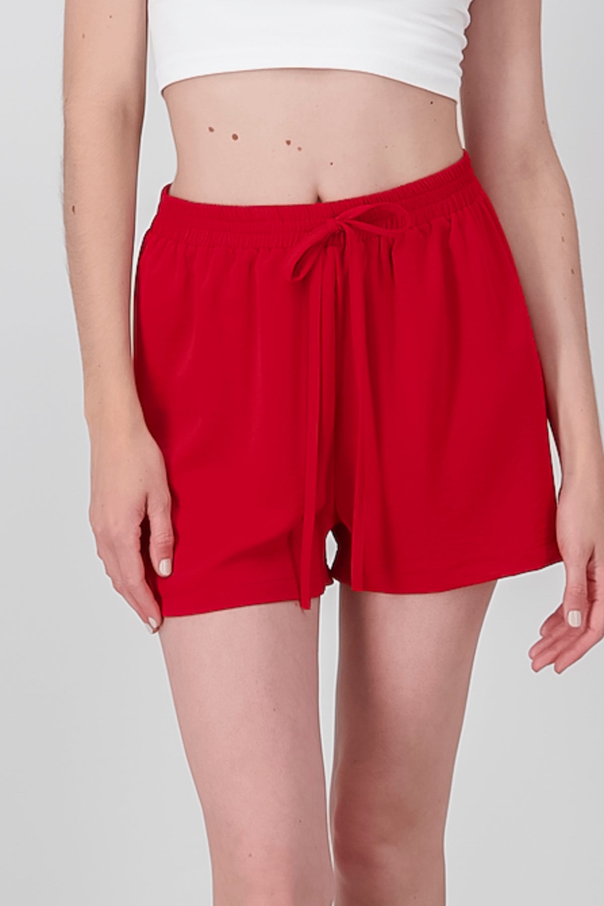 Short Detalle Resorte ROJO