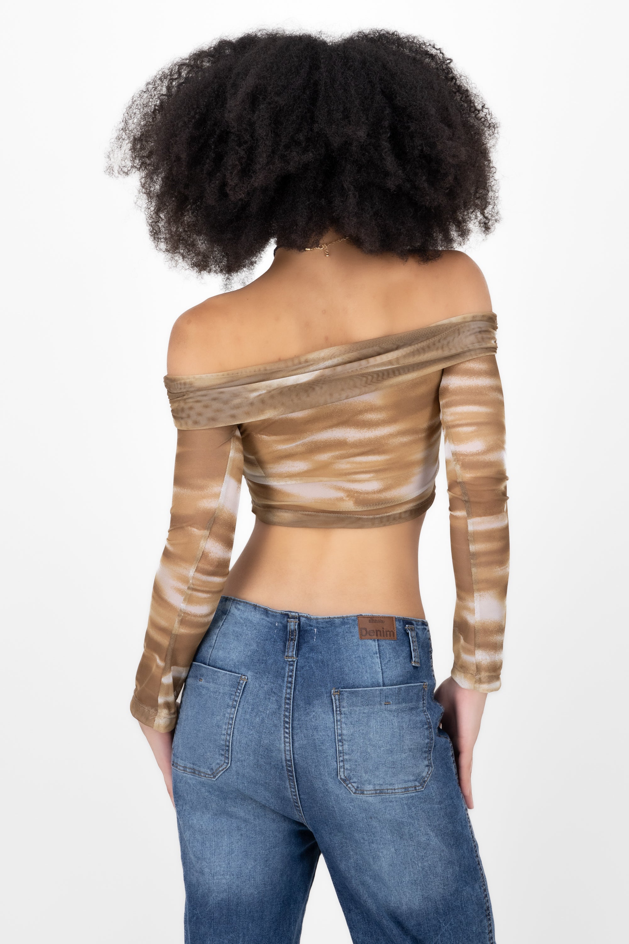 Top Mesh Detalle Estampado ARENA