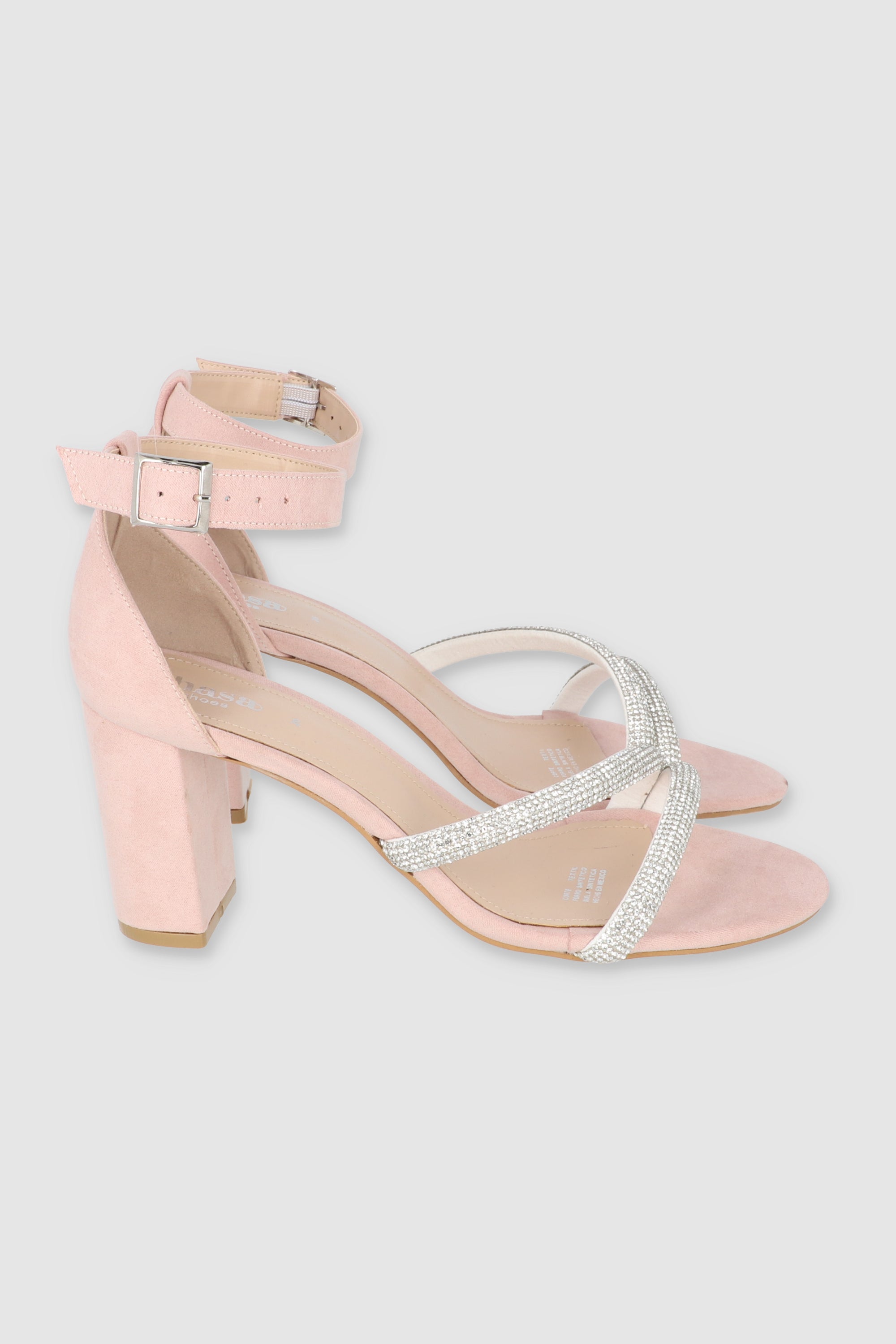 Zapatos De Tacón Rosas Tacones Mujer Pretty Little Thing Tinted