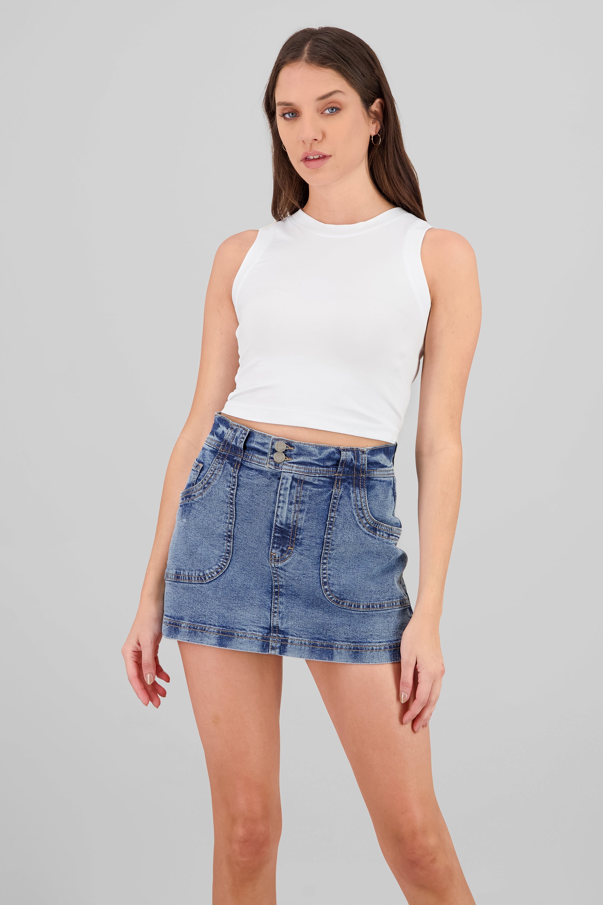 Top Seamless Liso Sin Mangas