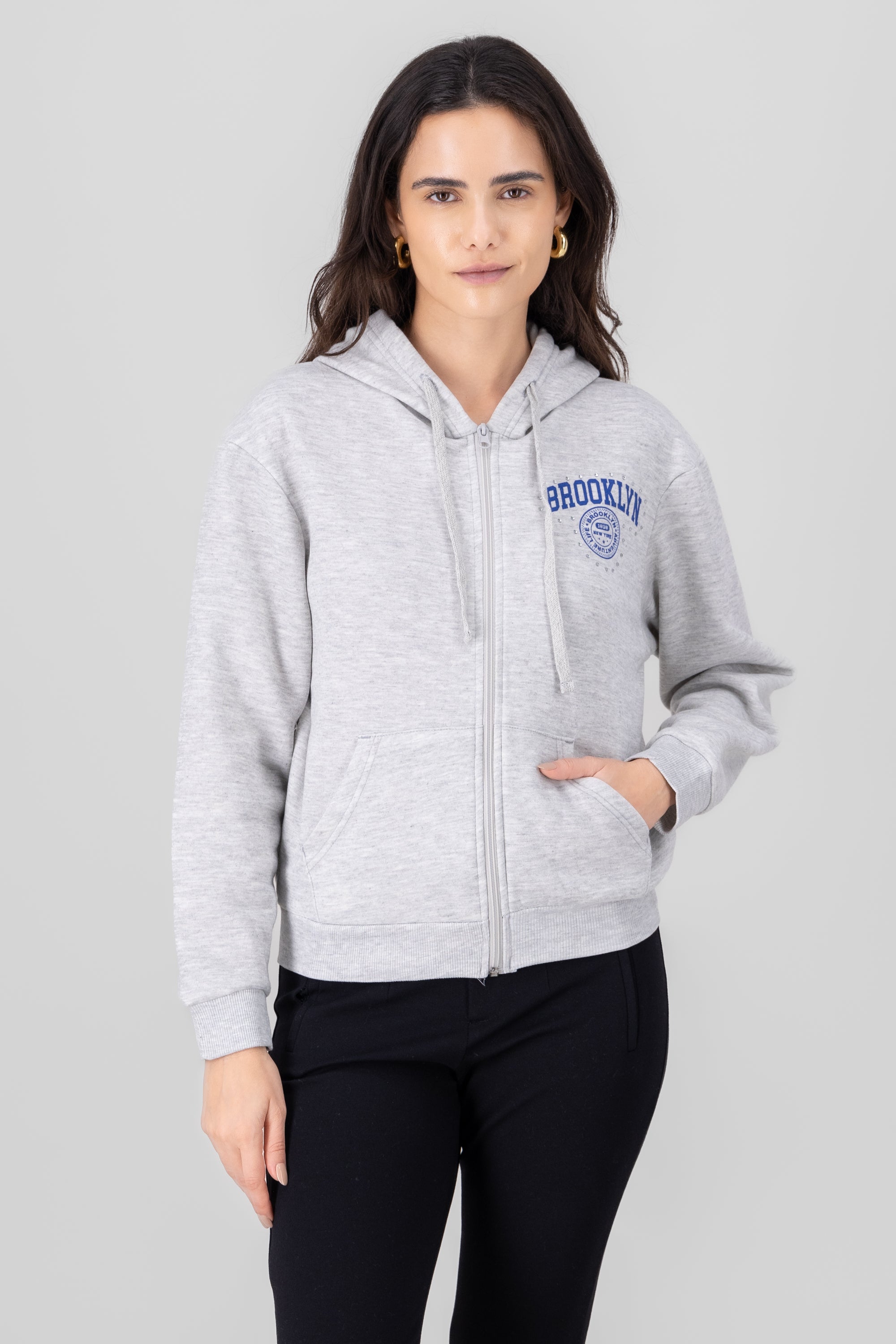 Sudadera de brooklyn GRIS