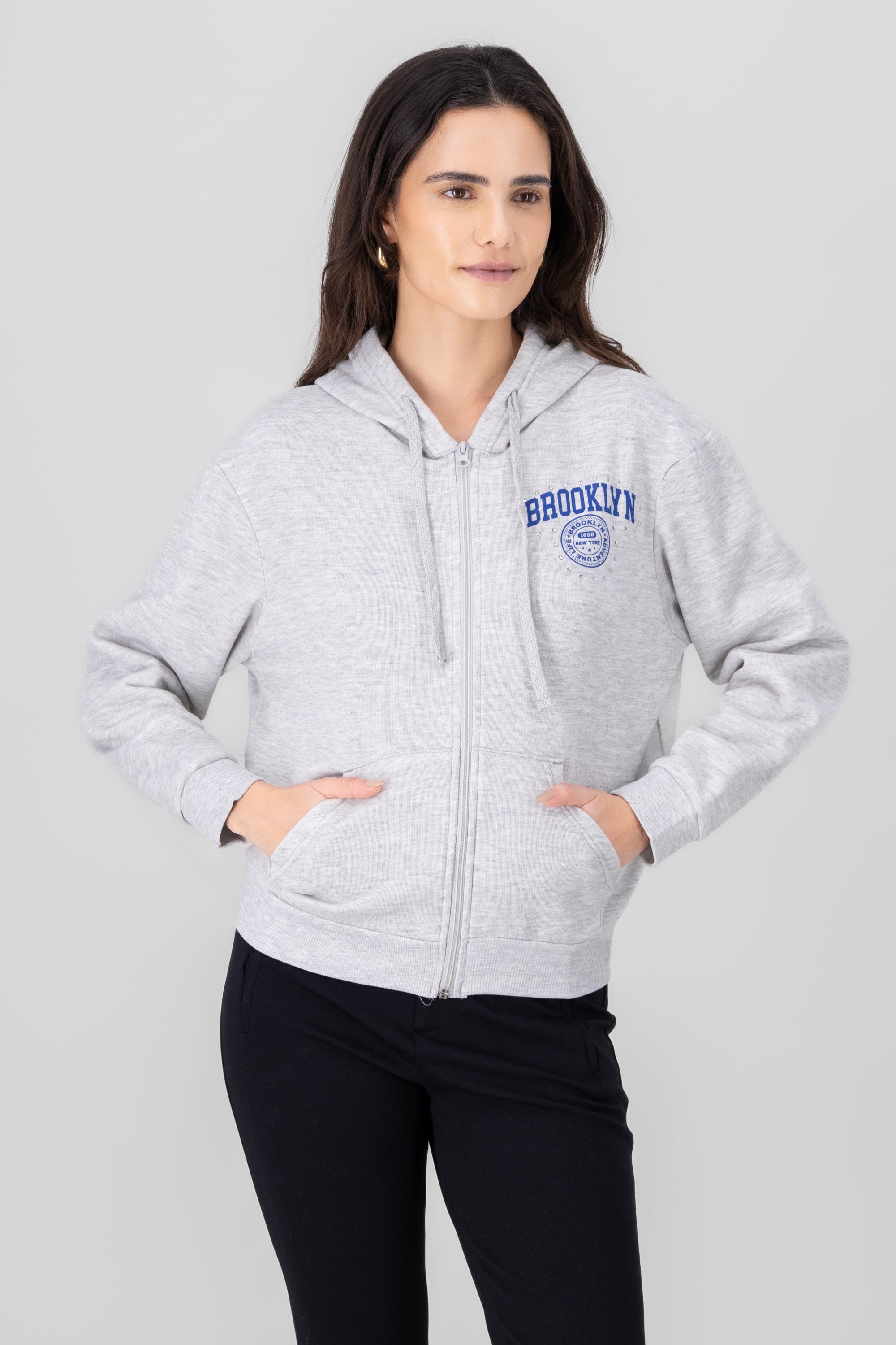 Sudadera de brooklyn GRIS