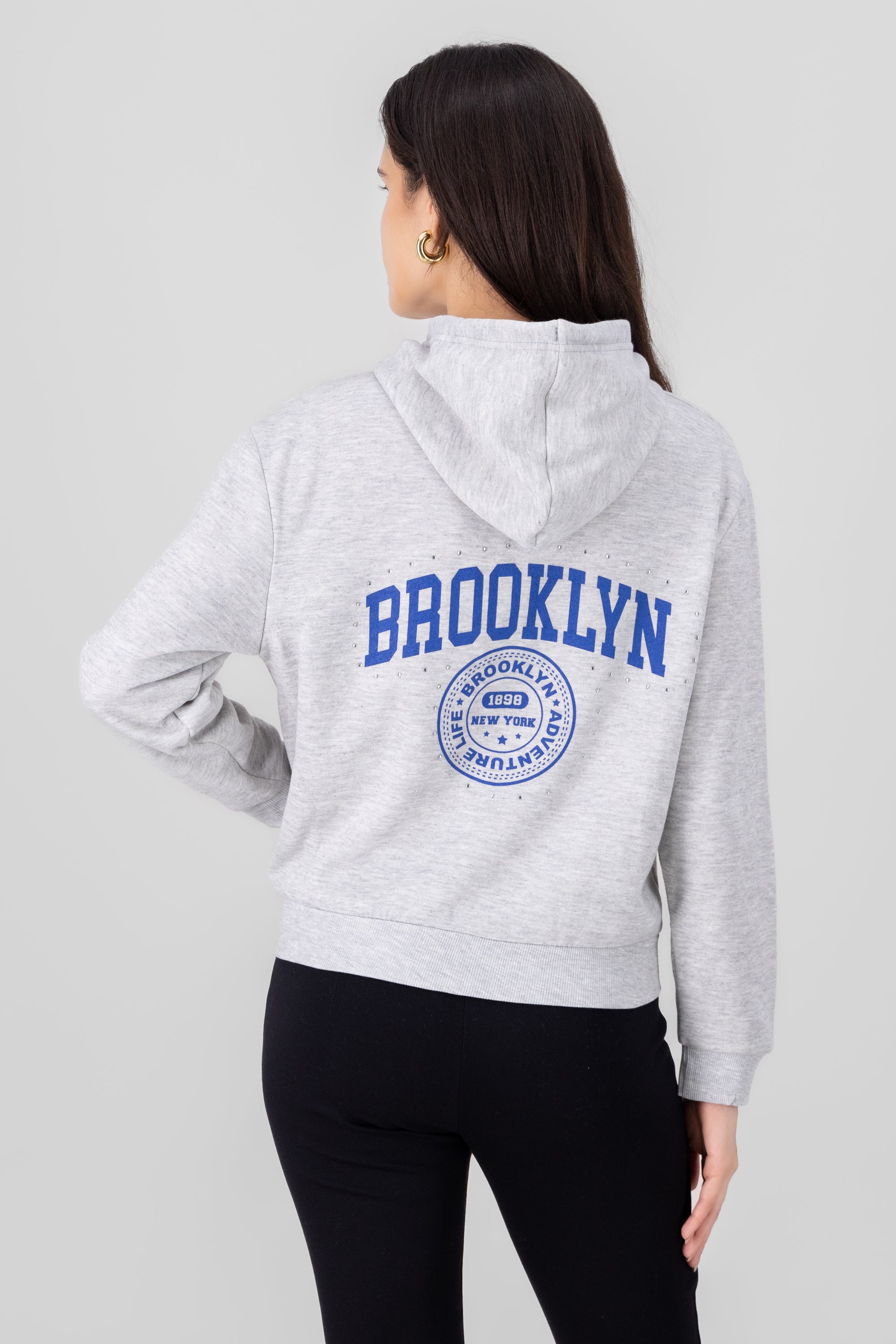 Sudadera de brooklyn GRIS