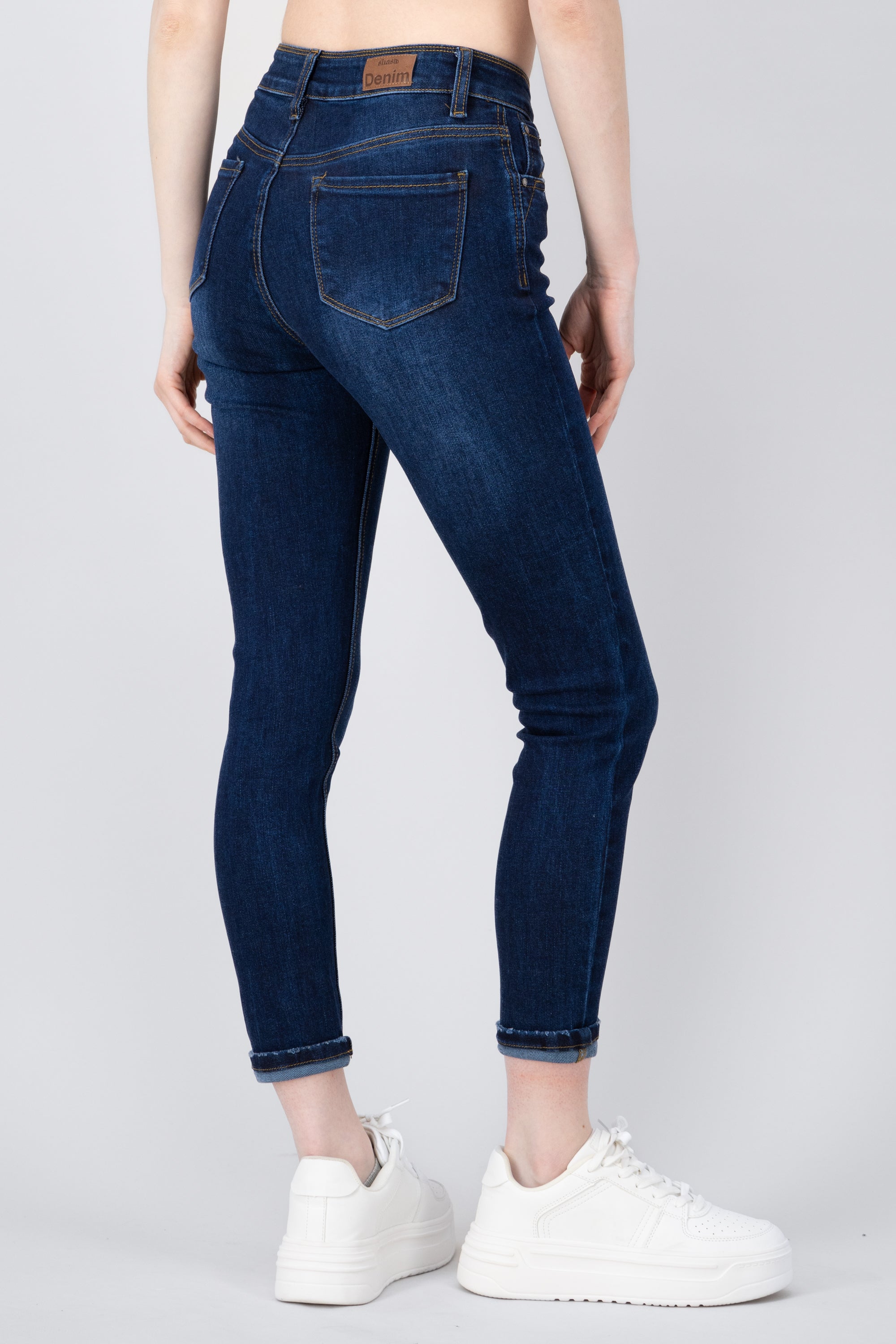 Jeans skinny contraste DARK WASH