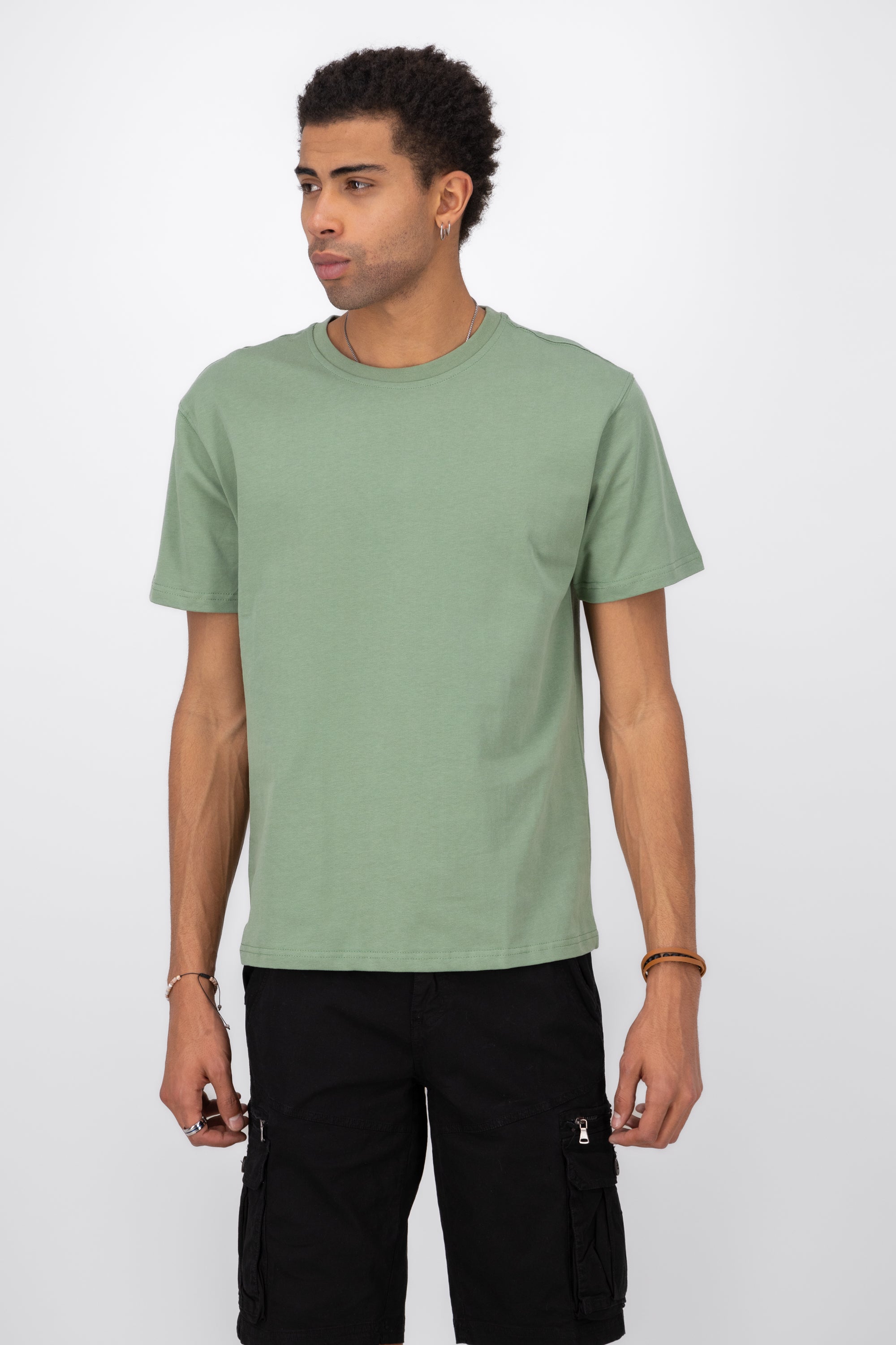 Playera Oversized Basic VERDE