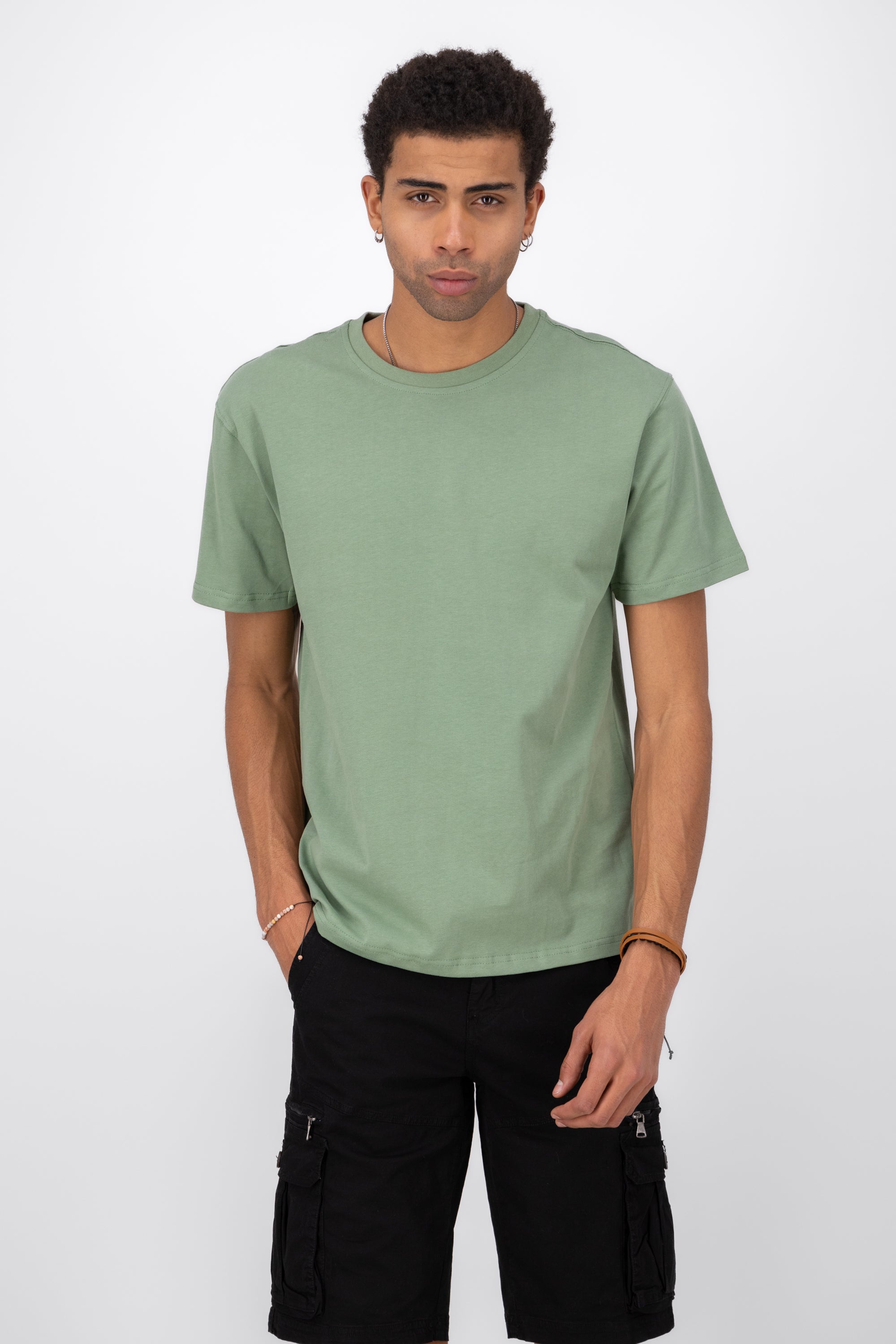 Playera Oversized Basic VERDE