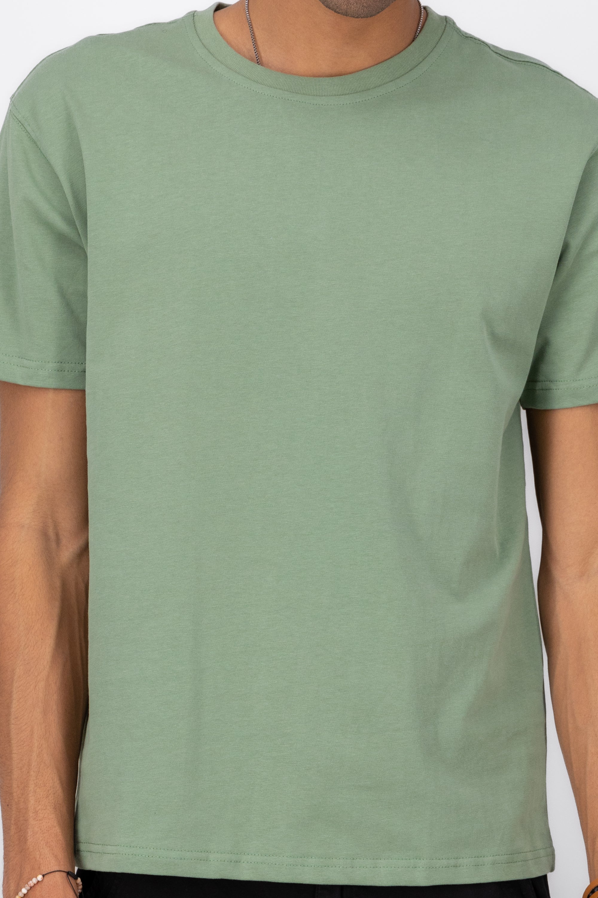 Playera Oversized Basic VERDE