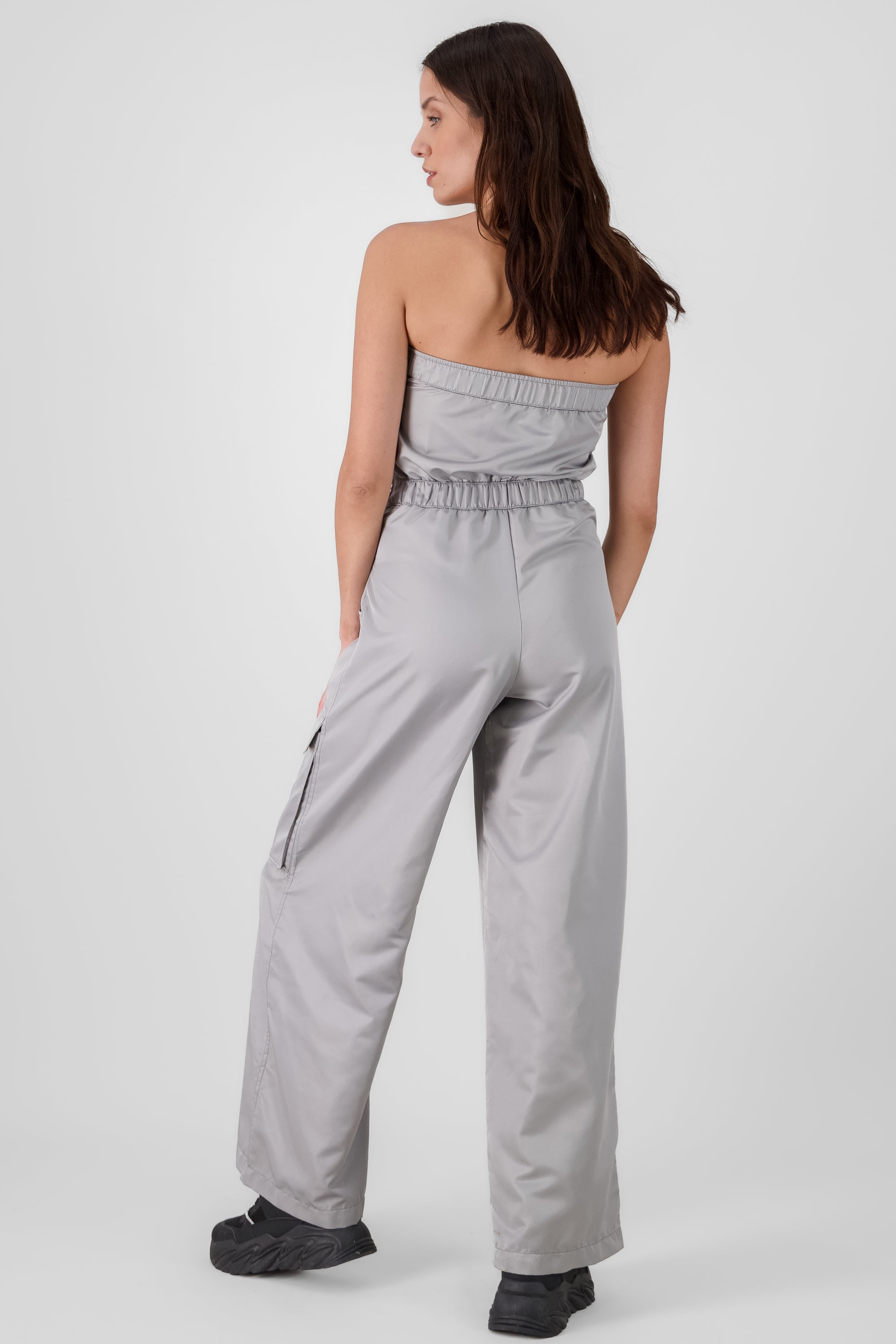 Jumpsuit strapples cargo GRIS