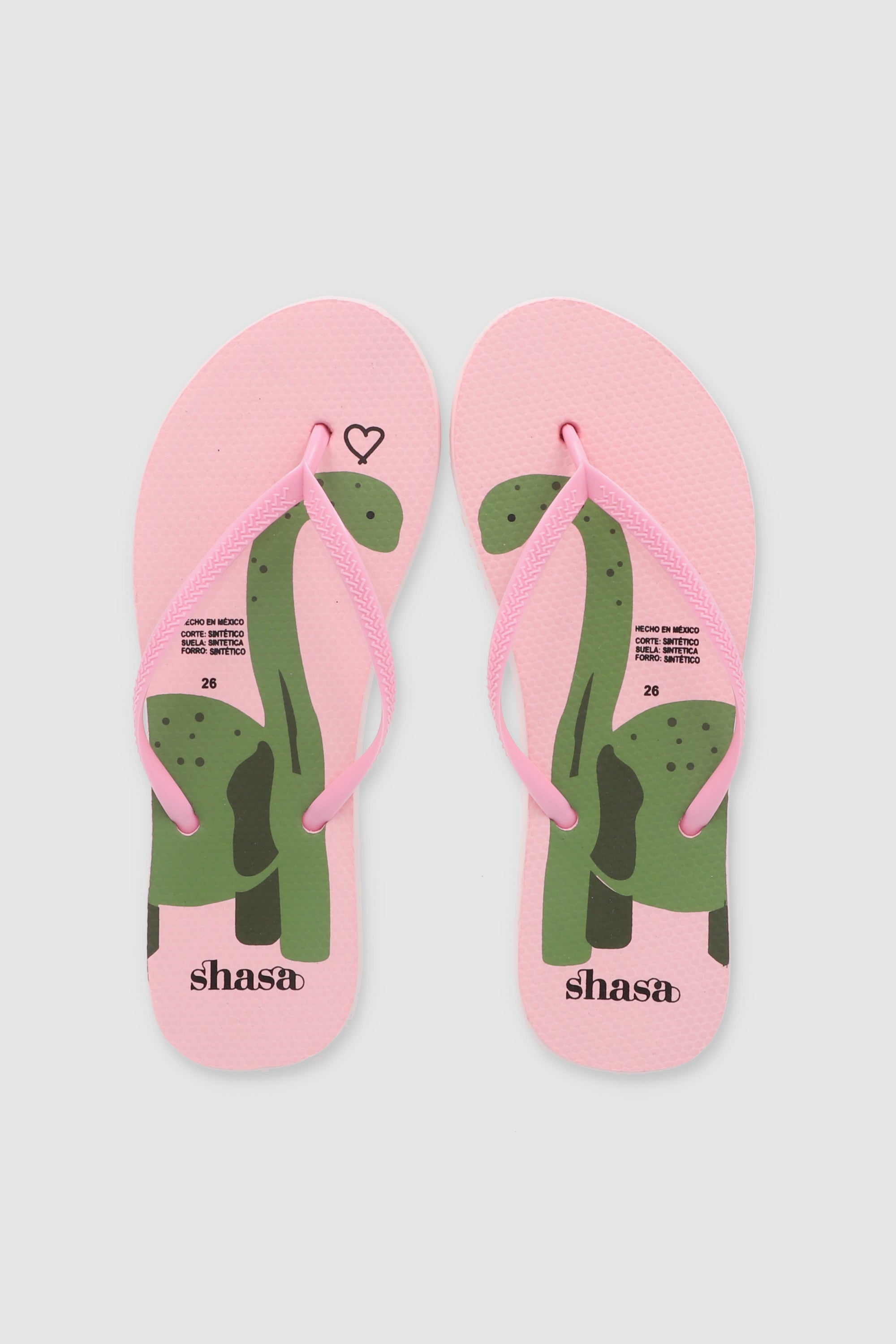 Flip flop amor dinos VERDE