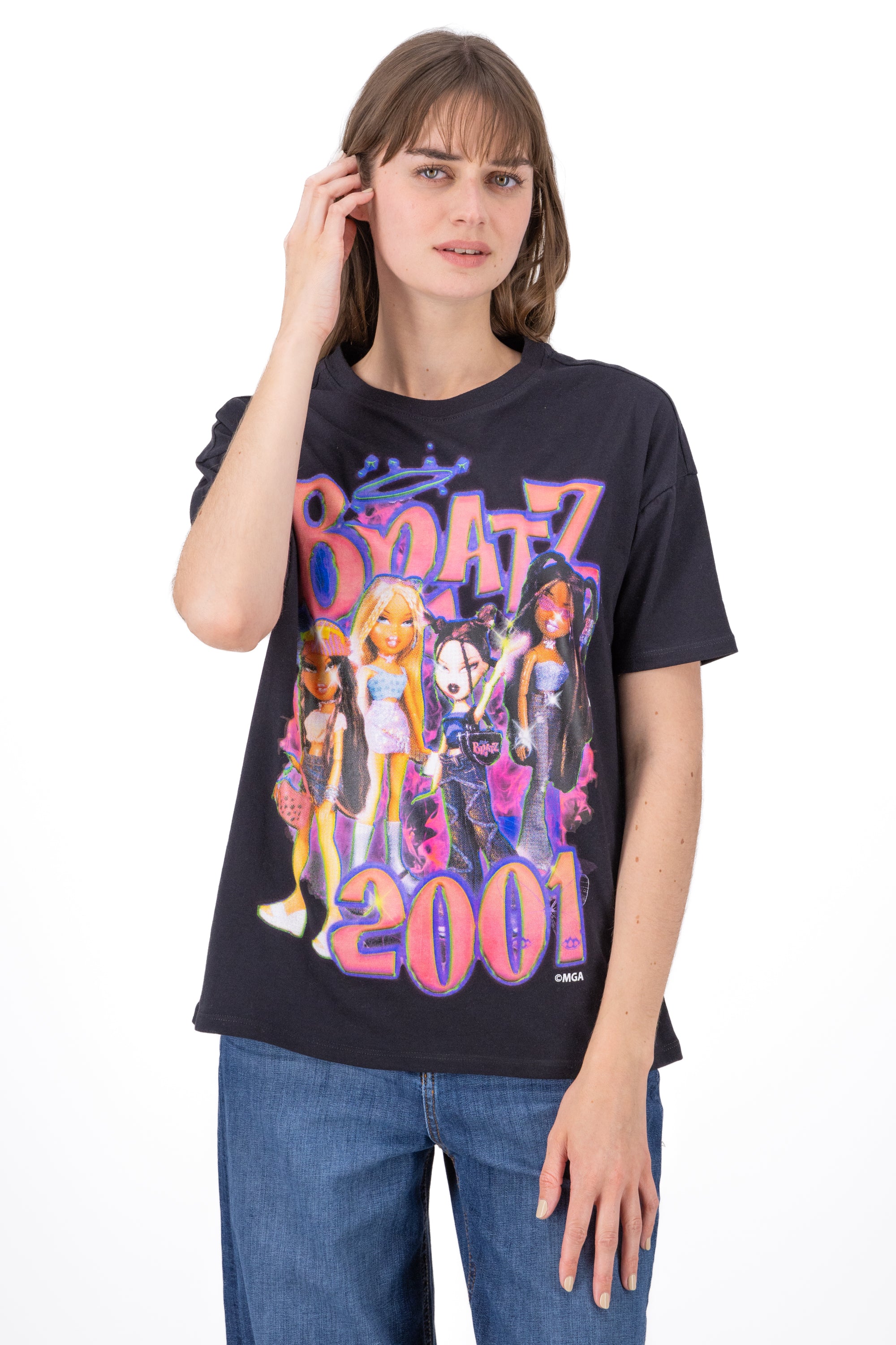 Playera Bratz 2001 Over NEGRO