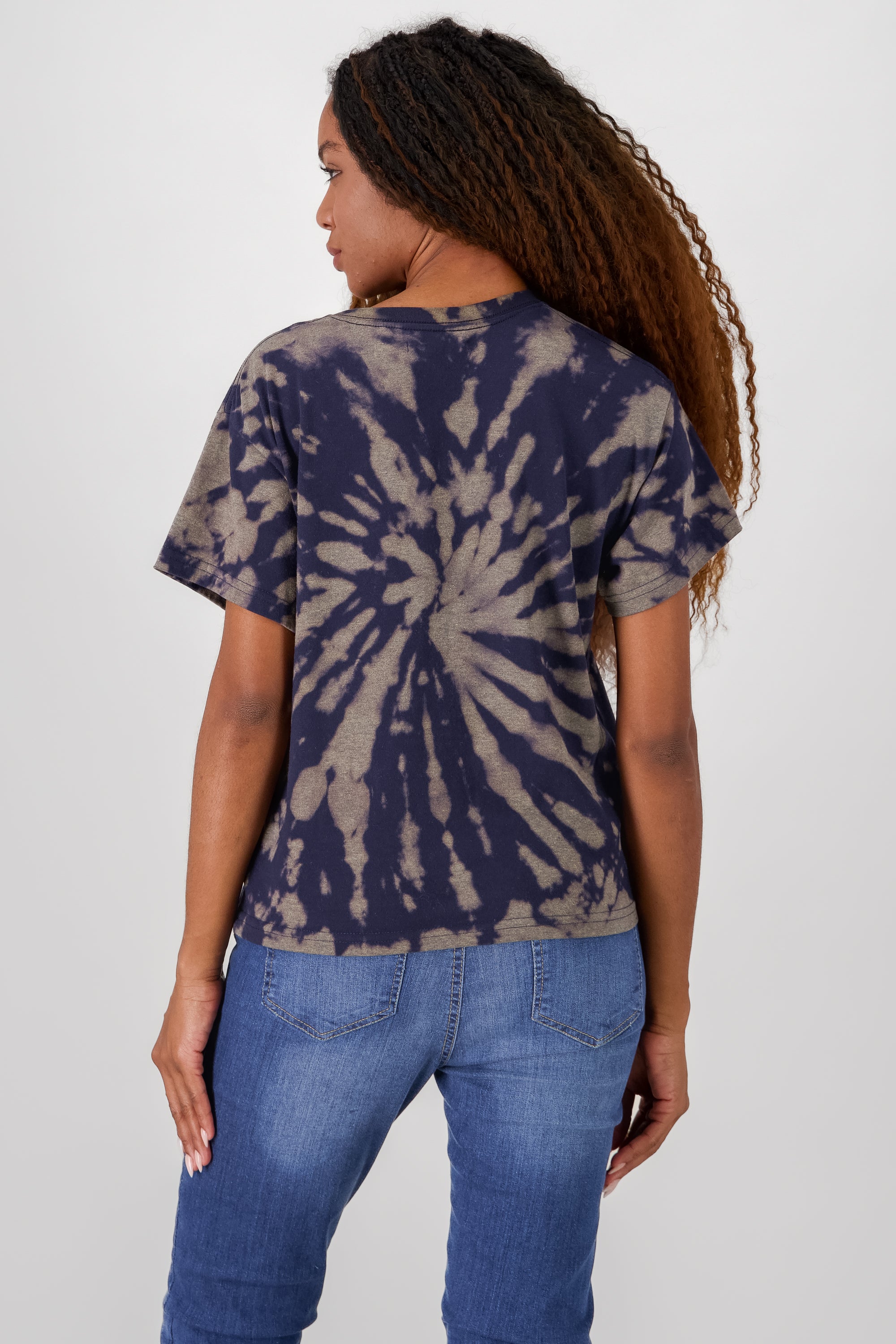 Playera Acid Wash Osito Brooklyn MARINO