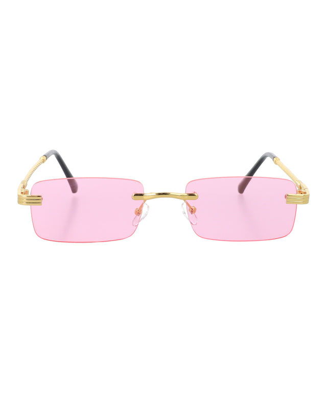 Lentes Rectangulo Rimeless Color