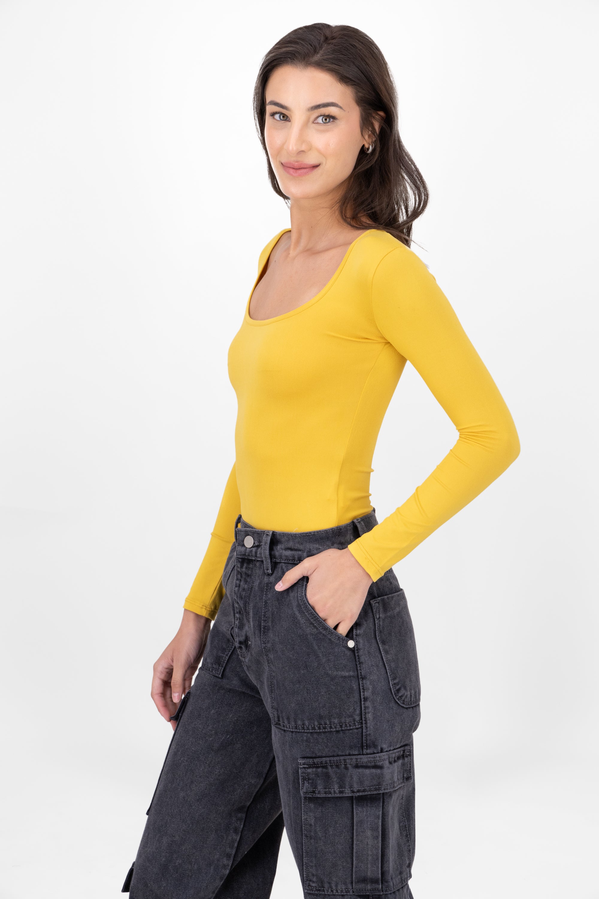 Bodysuit Liso Cuello Scoop MANGO