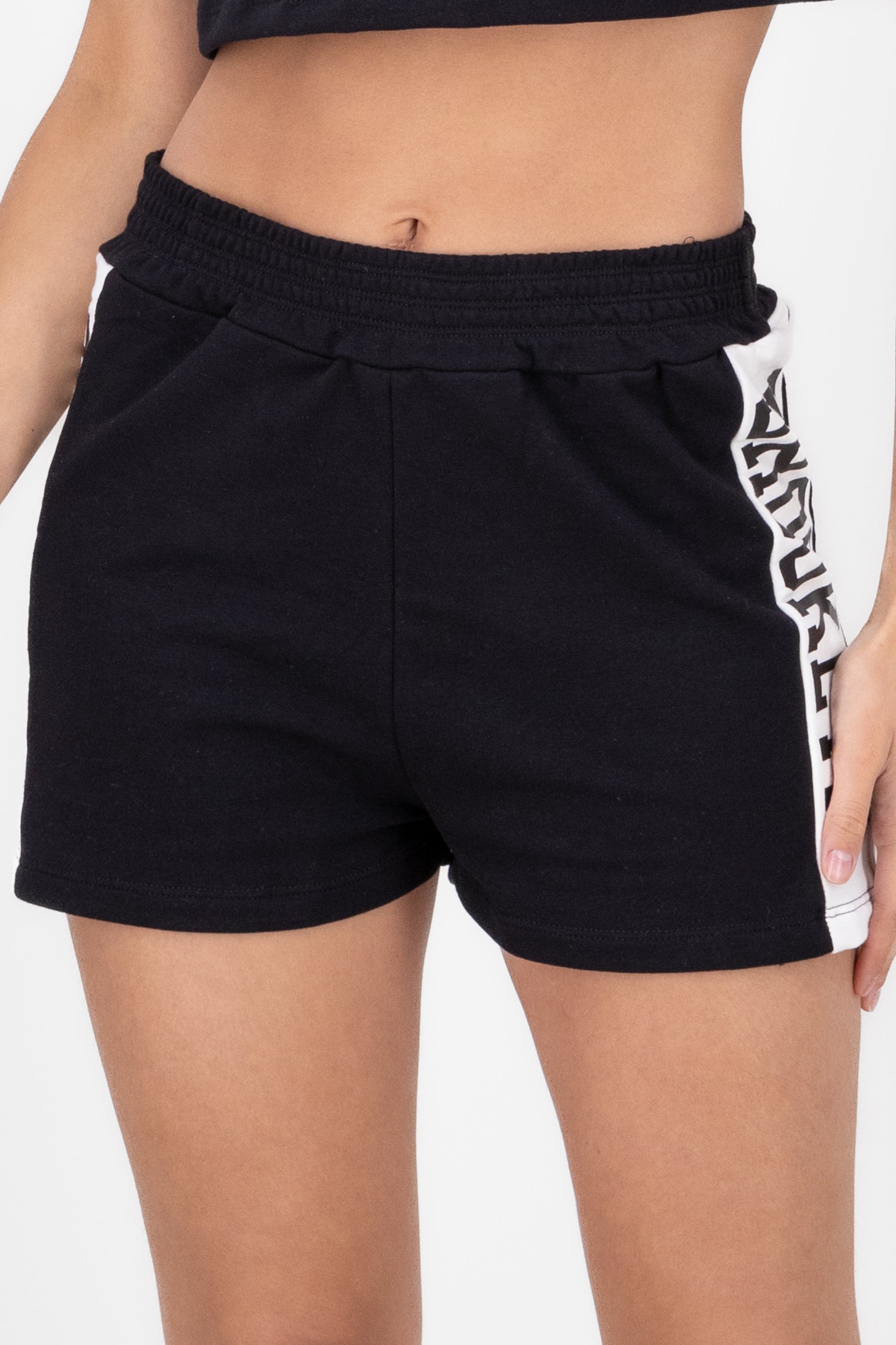 Short Detalle Contraste Brooklyn NEGRO